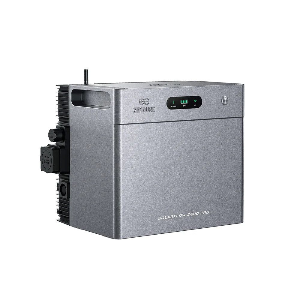 Zendure Wechselrichter Zendure SolarFlow 2400 Pro Speicherlösung für Balkonkraftwerk 0% MwSt., (Packung, 1 Stück), Nutzbar mit kompatiblen Zendure Akkus