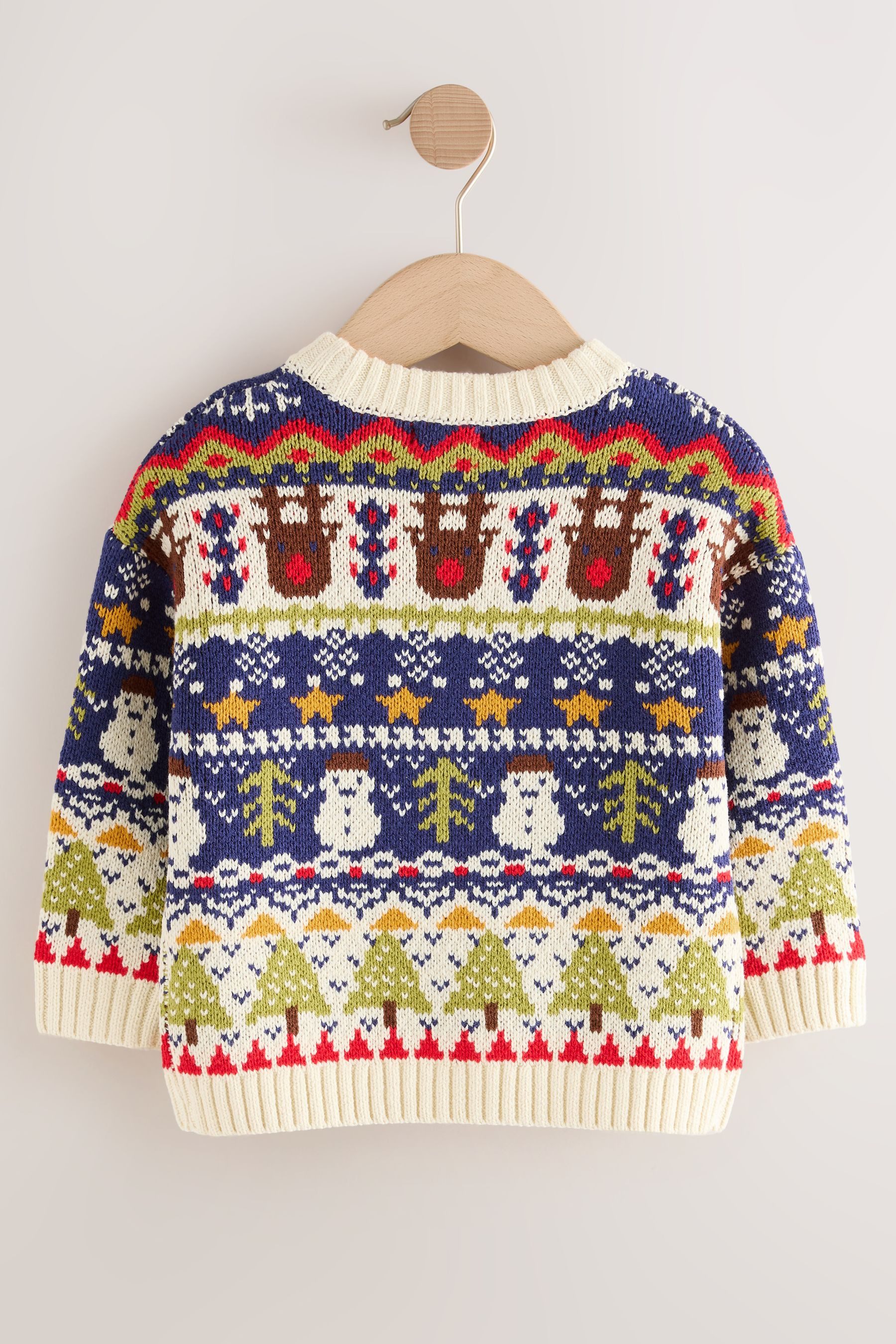 Next Weihnachtspullover Weihnachtlicher Strickpullover (1-tlg)
