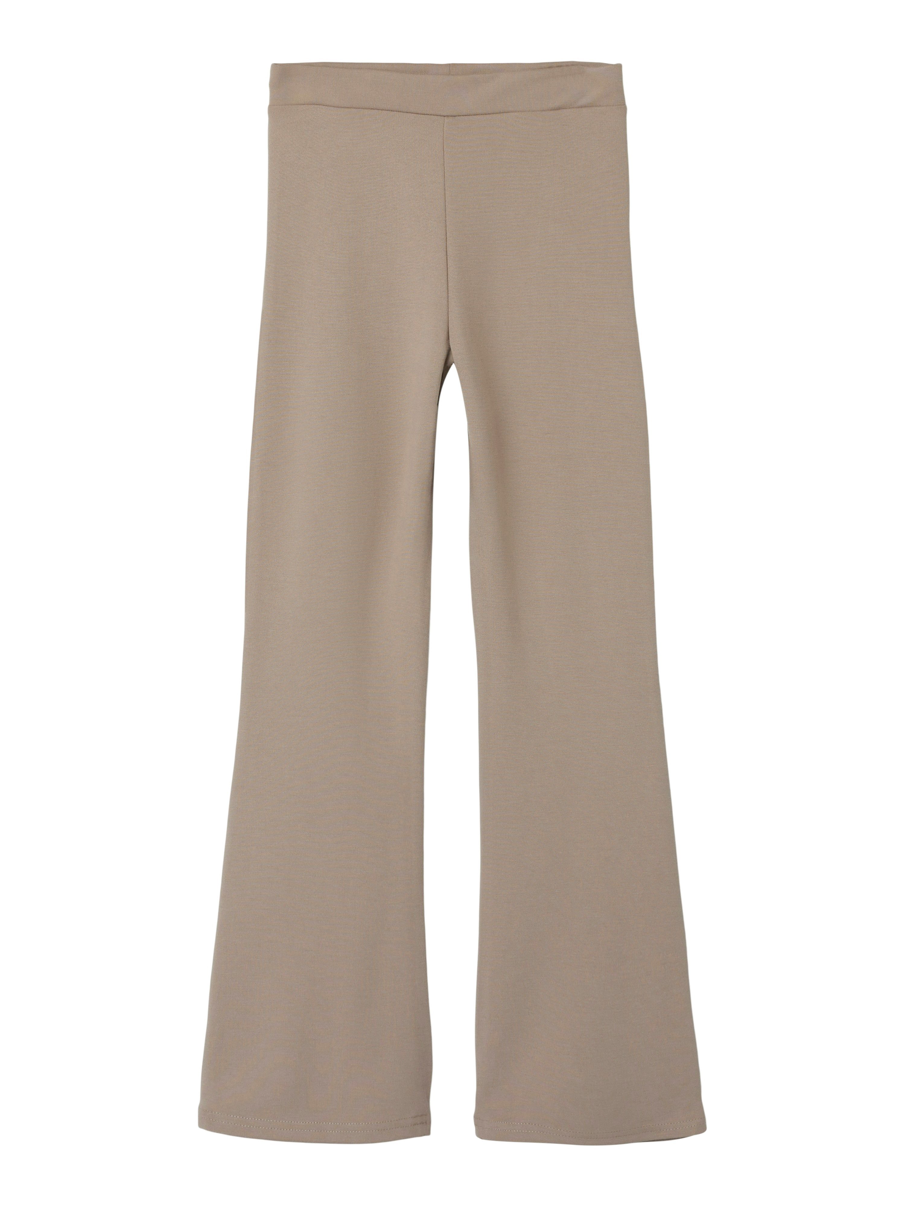 Name It Jerseyhose NKFFRIKKALI für Mädchen mit ausgestelltem Bein und Viskose unifarben, casual, ausgestellt, Viskosemix, ohne Kragen – Bild 3 von 5