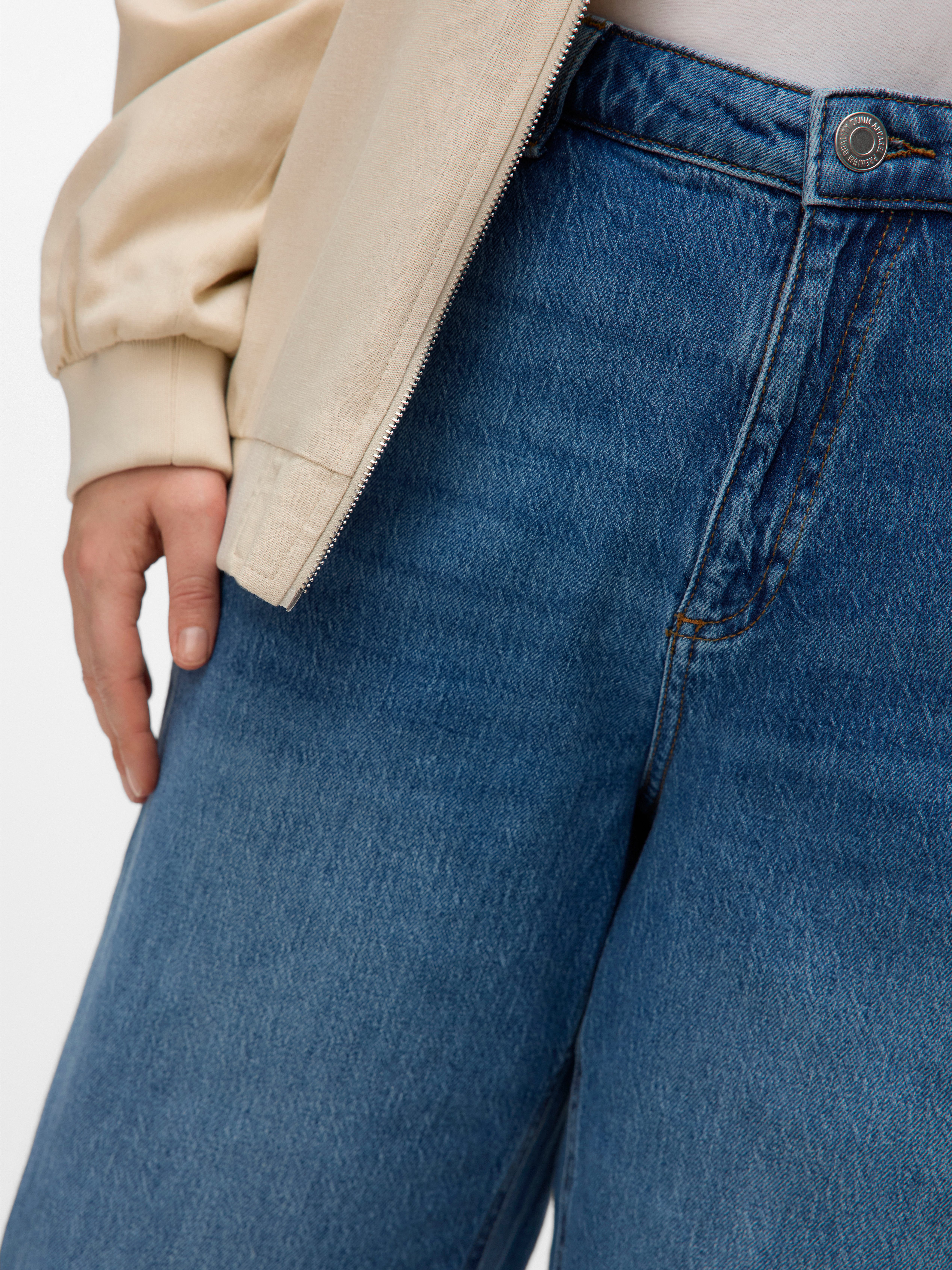 Vero Moda Curve High-waist-Jeans VMCTESSA HR WIDE J RA380 GA CUR NOOS