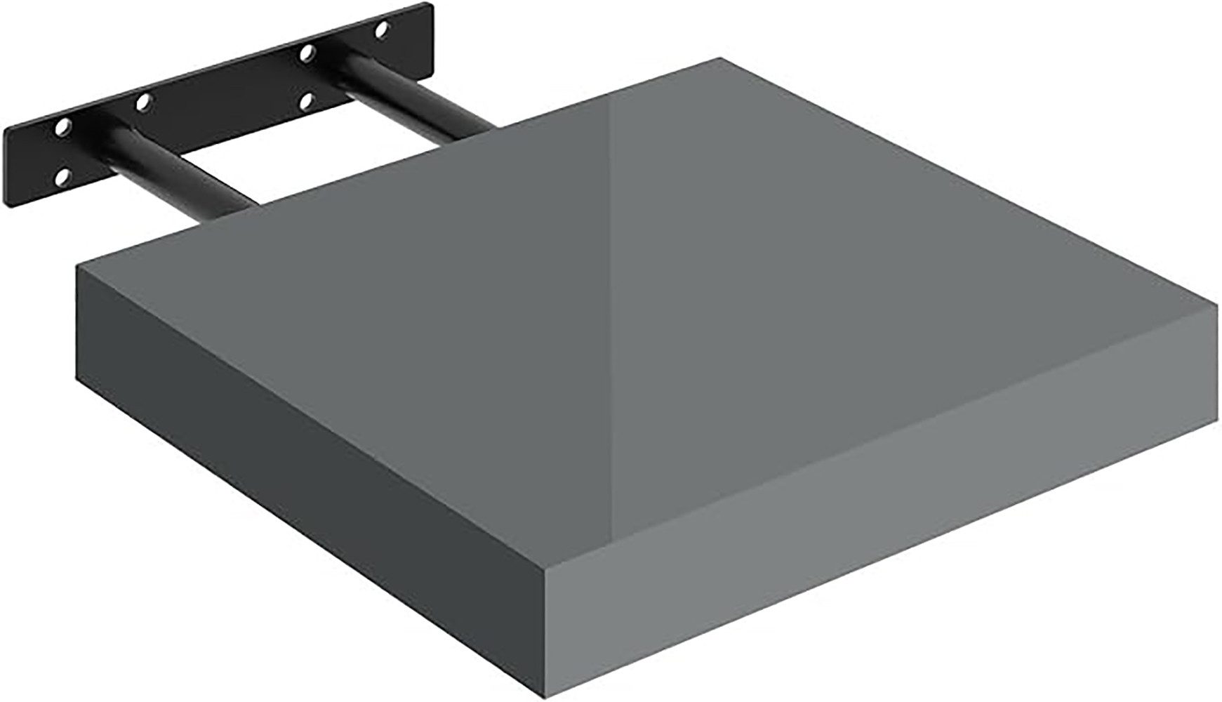 Woltu Wandregal, 1-tlg., hochglänzend Wandboard Schweberegal CD DVD Regal günstig online kaufen