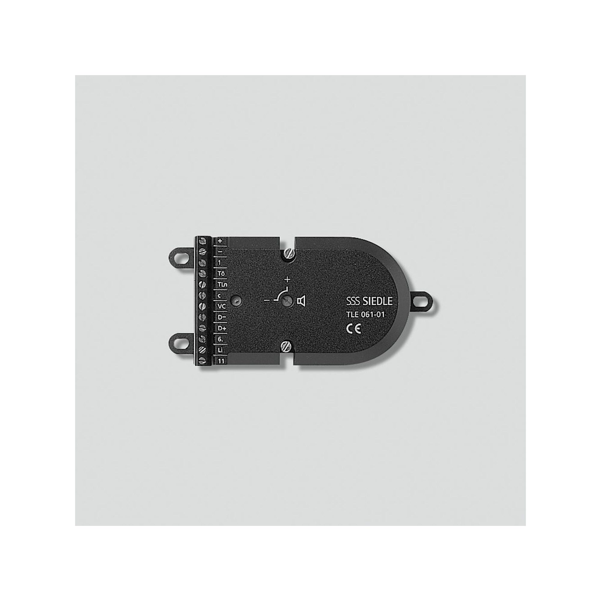 Siedle Briefkasten Siedle&Söhne Türlautsprecher für 1+n-Technik, sw TLE 061-01