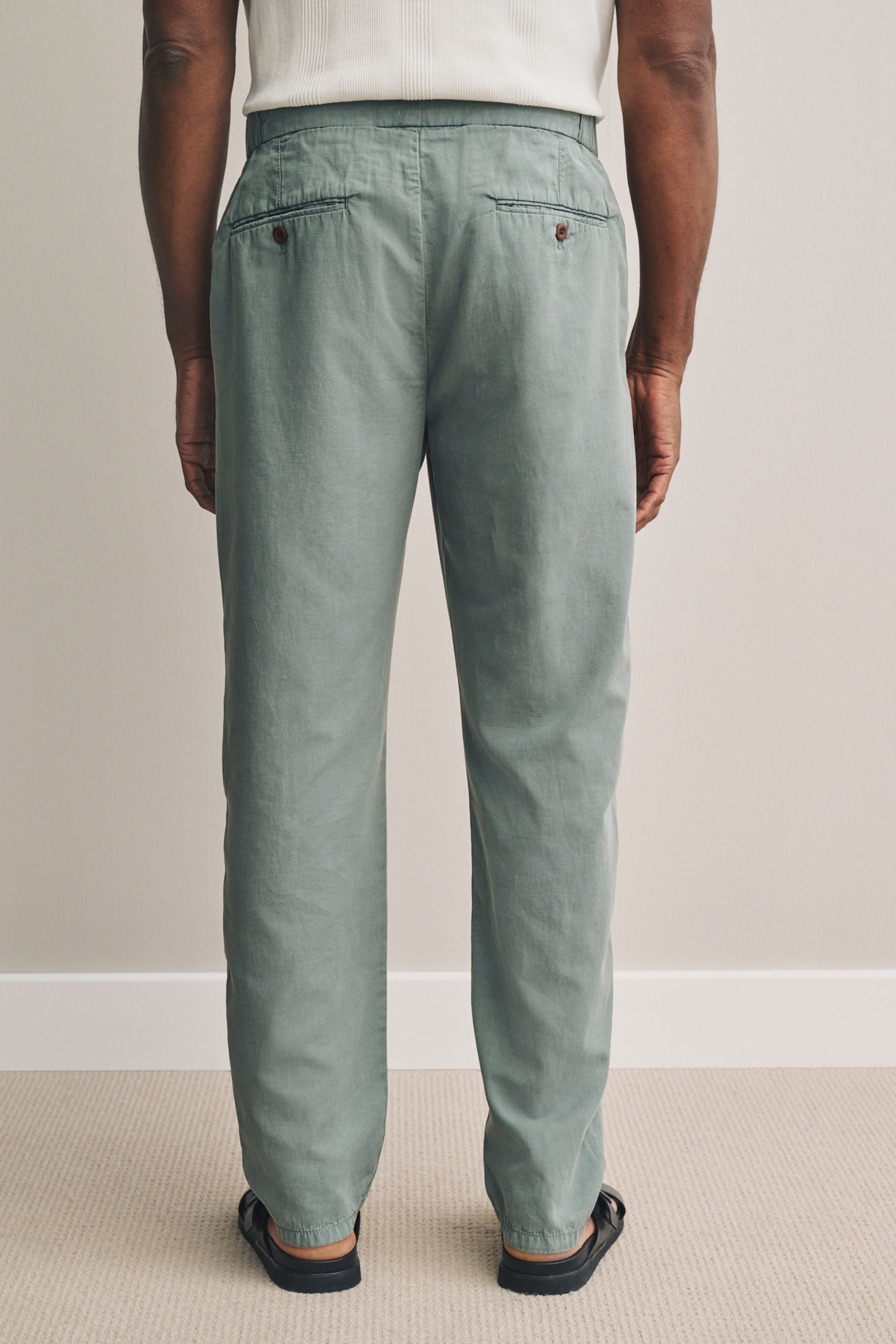 Next Leinenhose Signature Hose aus weichem günstig online kaufen