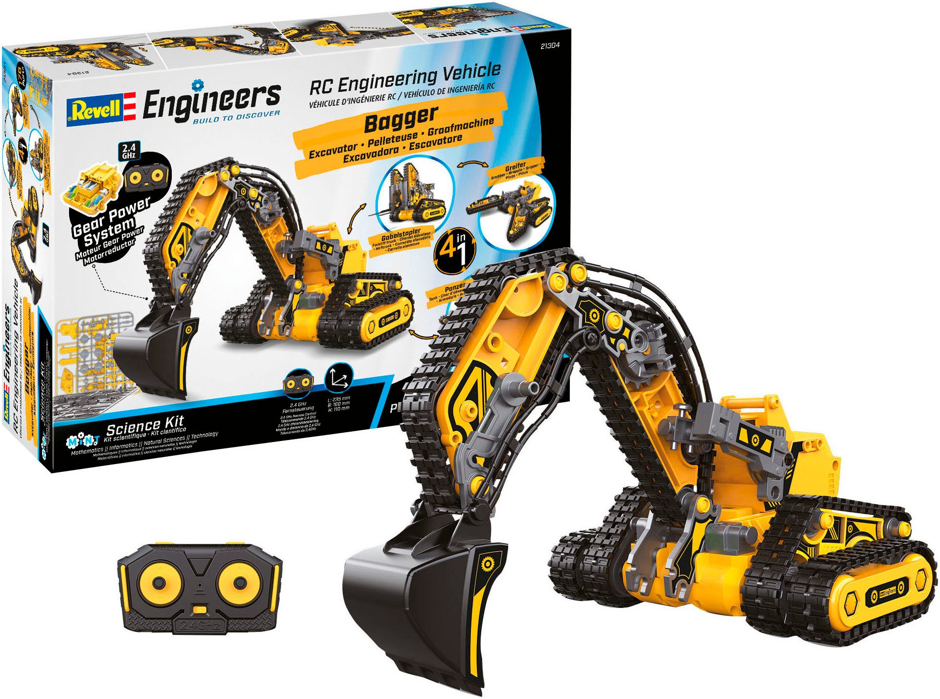 RC-Bagger Revell Engineers, Fahrzeugtechnik,2,4 GHz