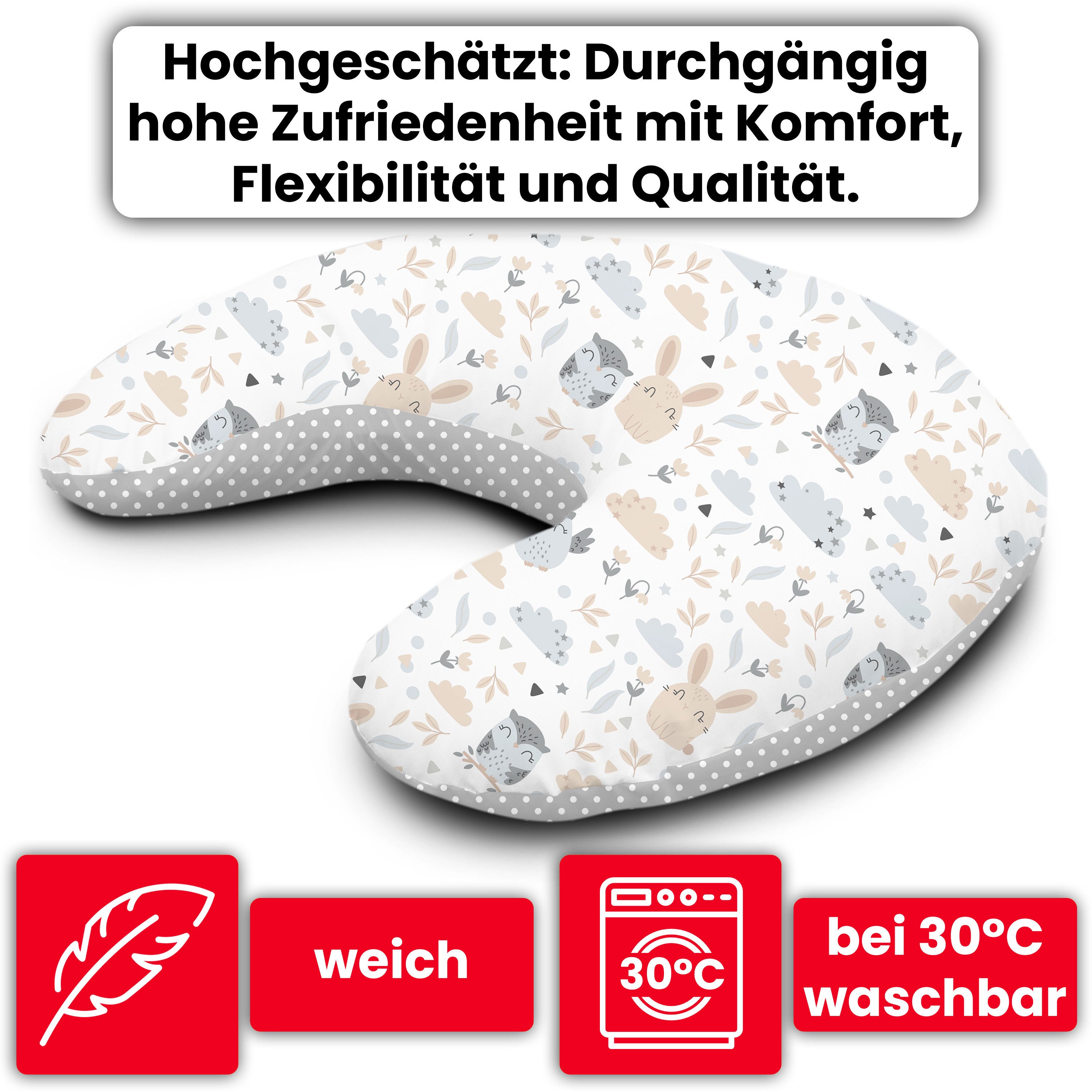 Amilian Stillkissen Lagerungskissen - Seitenschläferkissen - Stillkissen kl günstig online kaufen