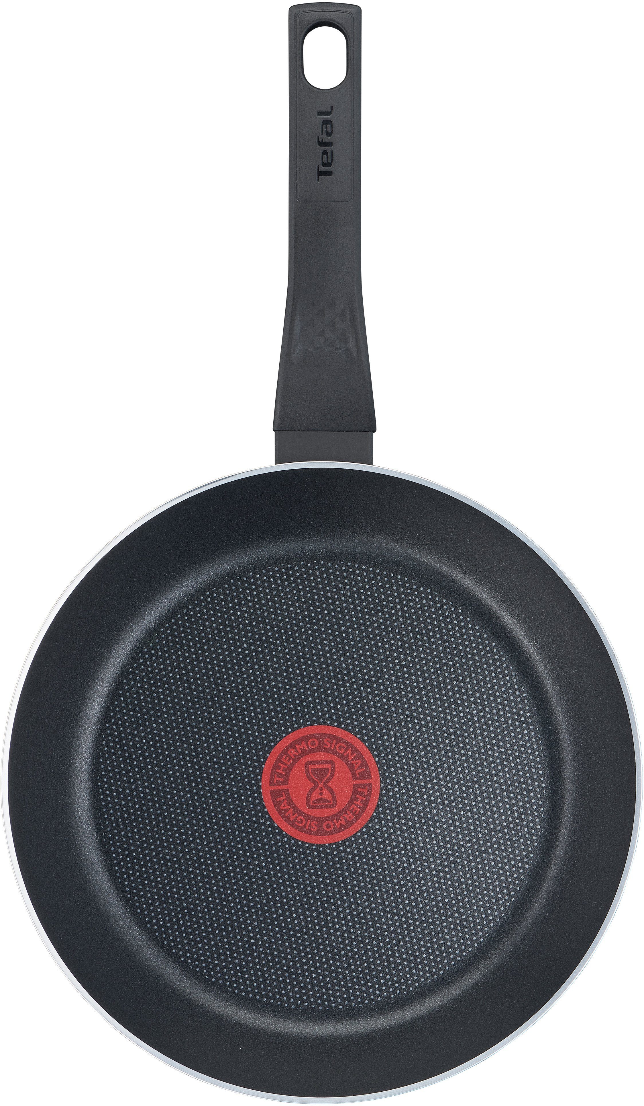 Tefal Bratpfanne Easy Cook & Clean mit Antihaftbeschichtung, nicht induktionsgeeignet, Aluminium (1-tlg), Thermo-Signal bei idealer Brattemperatur, Made in France