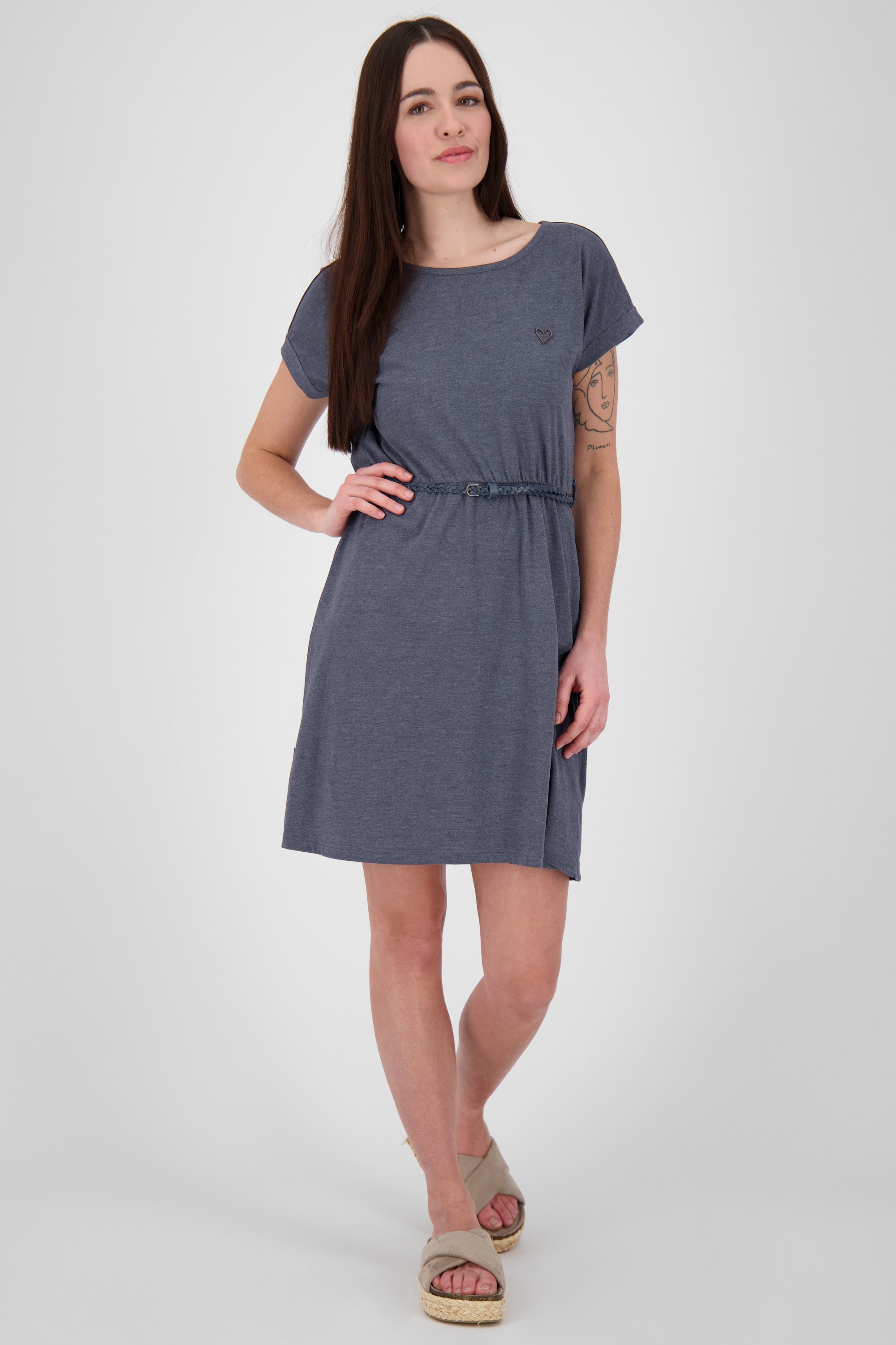 Blusenkleid Kickin Sommerkleid, marine Damen Dress & Alife Kleid NoraAK