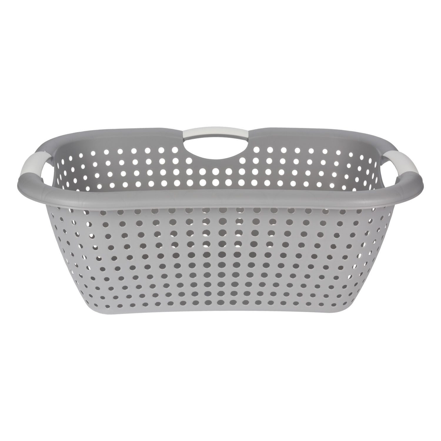 Mojawo Wäschewanne Wäschekorb Wäschebehälter Wäschesammler 26 Liter B60xL40XH22cm Grau