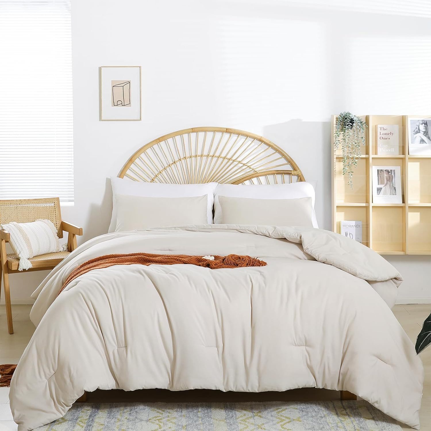 wohnTRAUM24 Microfaserbettdecke Bettdecke 135x200 200x200 alle Jahreszeiten, weiches, leichtes, Füllung: Polyester, Bezug: Polyester oder antibakteriellen Microfaser, Enthält Quiltkern,hypoallergen, ohne Bezug nutzbar