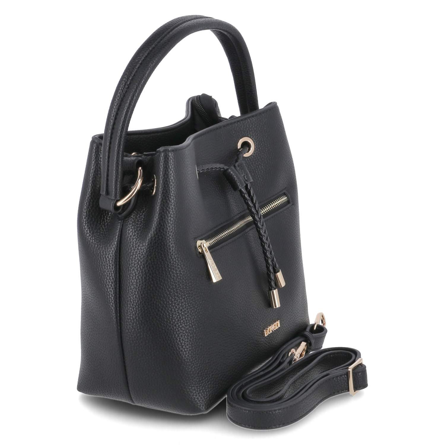 L. CREDI Schultertasche Beutel Nova