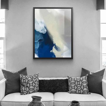 DOTCOMCANVAS® Acrylglasbild Blue Dreamland - Acrylglas, Acrylglasbild Blue Dreamland weiß moderne abstrakte Kunst Wandbild