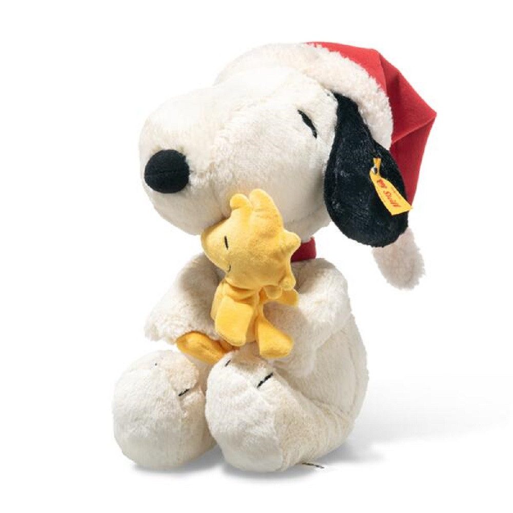 Steiff Kuscheltier Snoopy mit Woodstock Christmas Weihnachten 30 cm neu