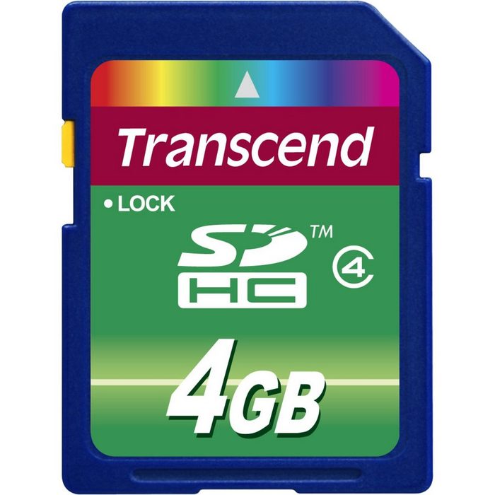 Transcend Secure Digital SDHC Card 4 GB Class 4 Speicherkarte