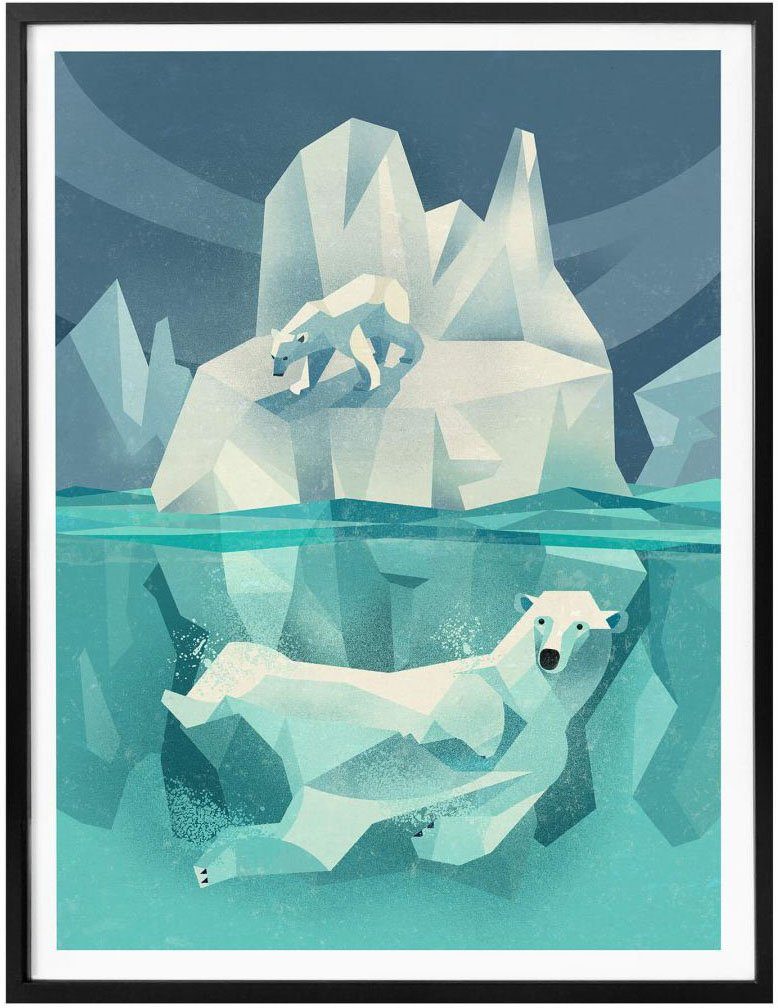 Wall-Art Poster Polar Bear, Bild, Tiere Wandposter St), Wandbild, (1 Poster
