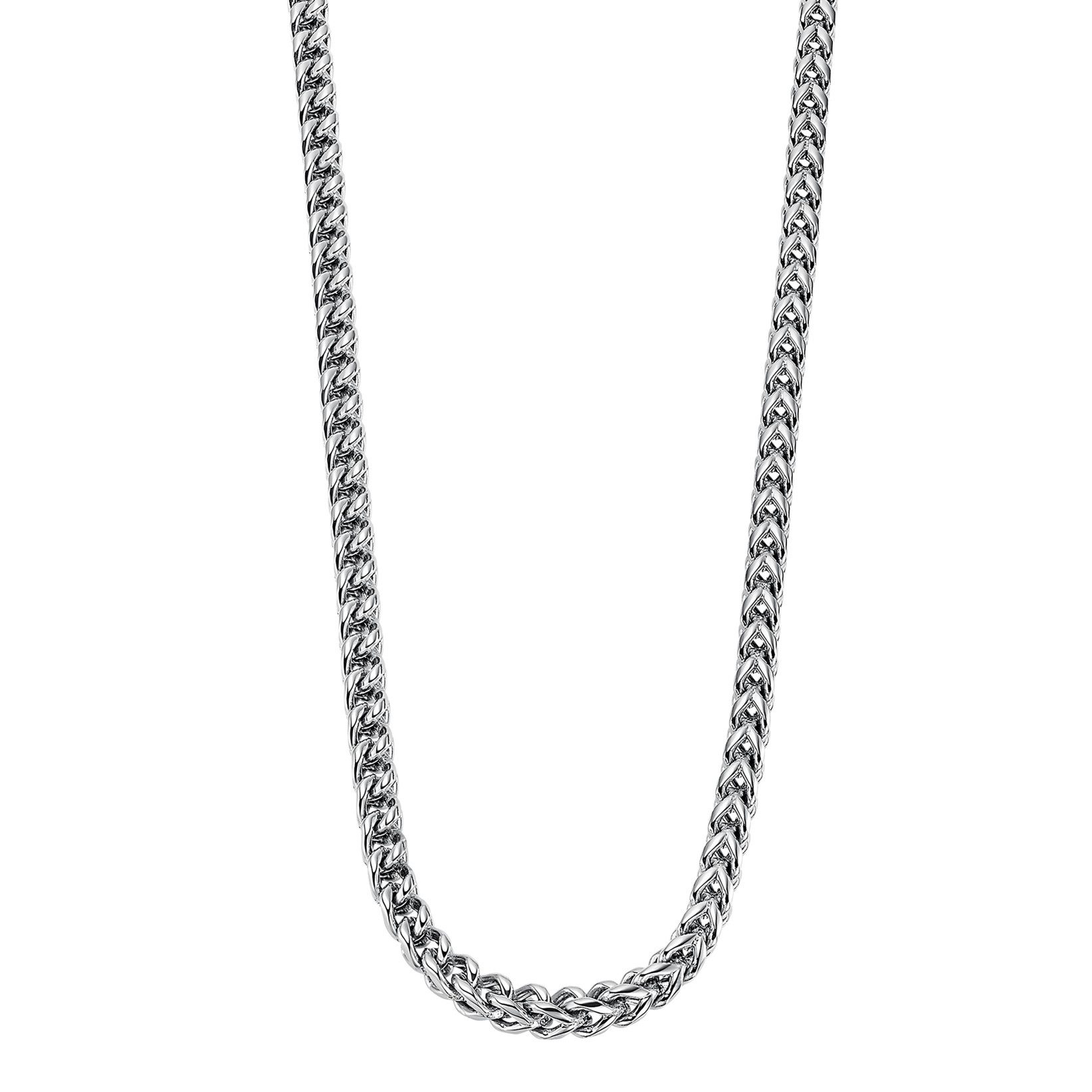 Lotus Kette ohne Anhänger Iron Road Halskette LS2290-1/1 Herren Edelstahl 44,5+5 cm massiv