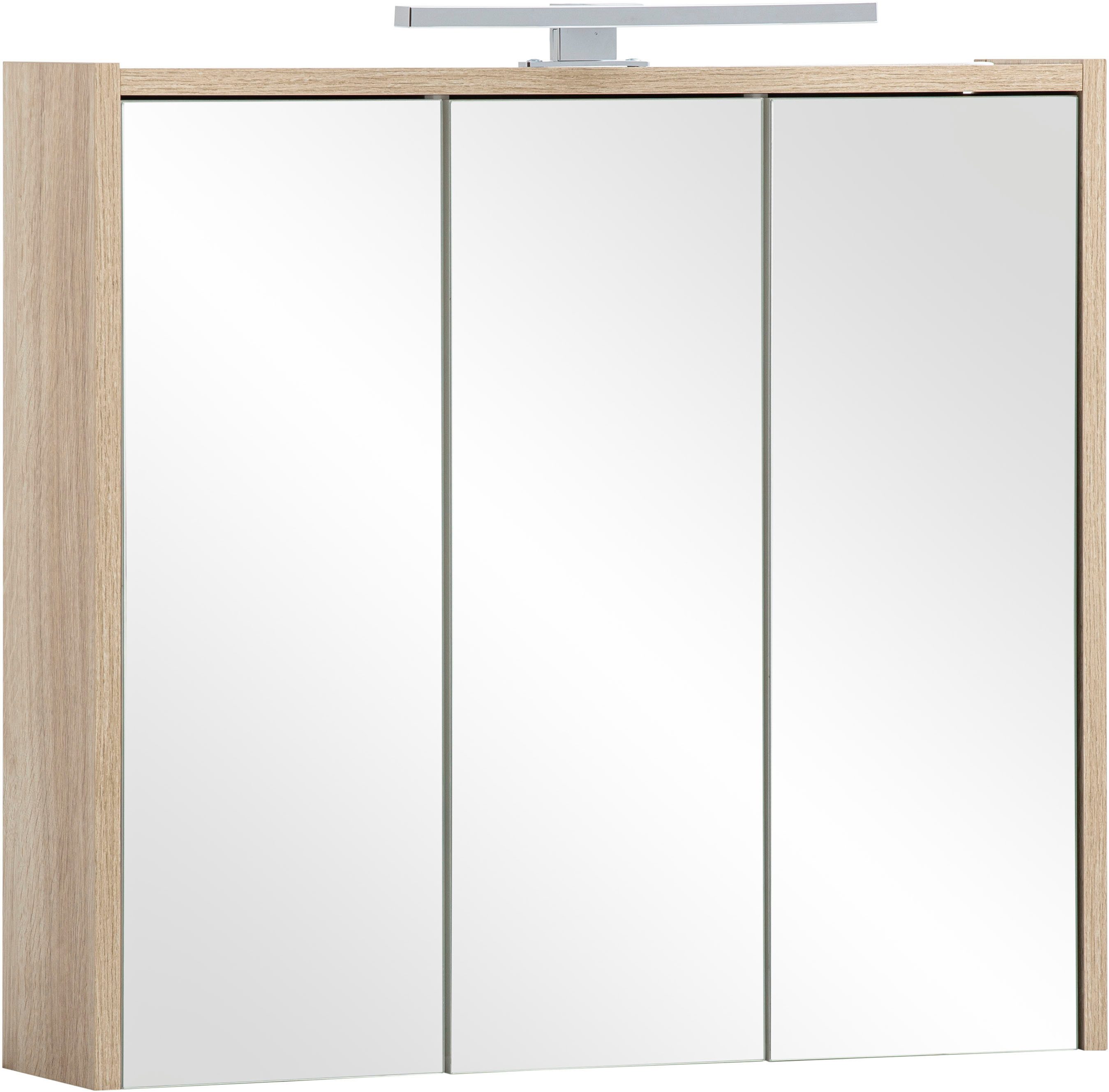 Schildmeyer Spiegelschrank Sander, Breite 65 cm, LED-Beleuchtung (1-St) Made in Germany