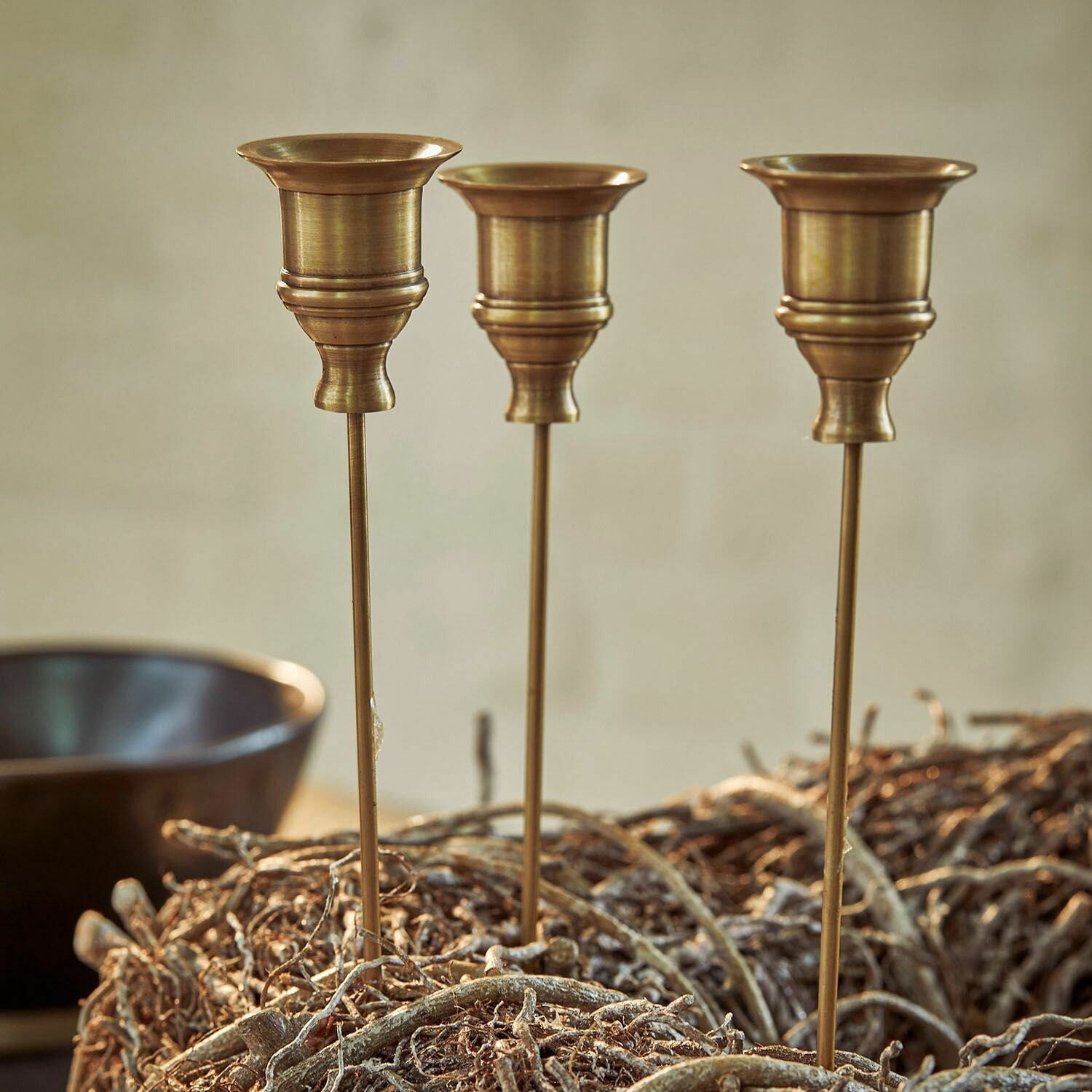 Mirabeau Kerzenständer Steck-Kerzenhalter 3er Set Lalley günstig online kaufen
