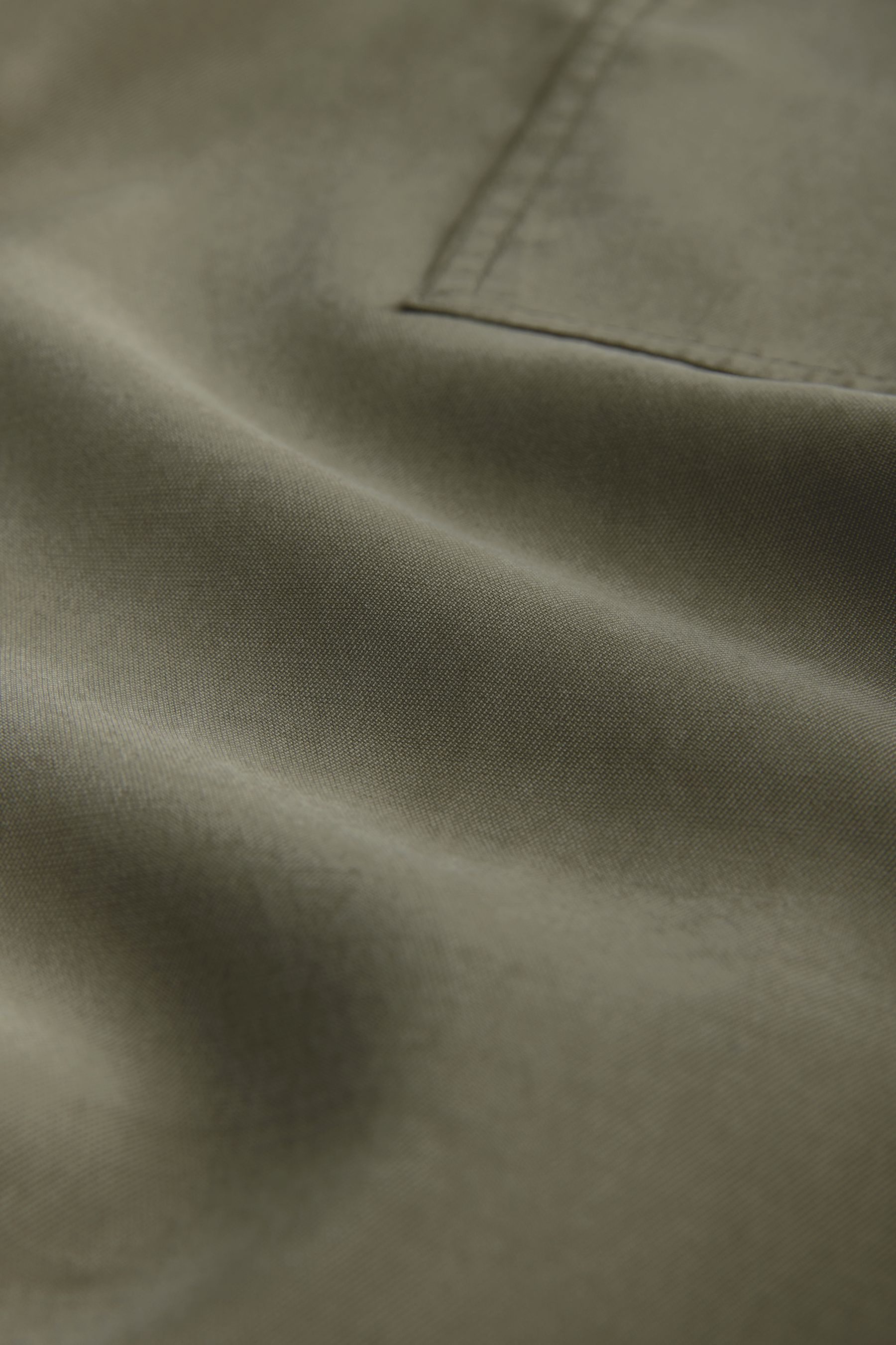 Next Jumpsuit Kurzärmeliger Utility-Jumpsuit mit weitem Bein (1-tlg)