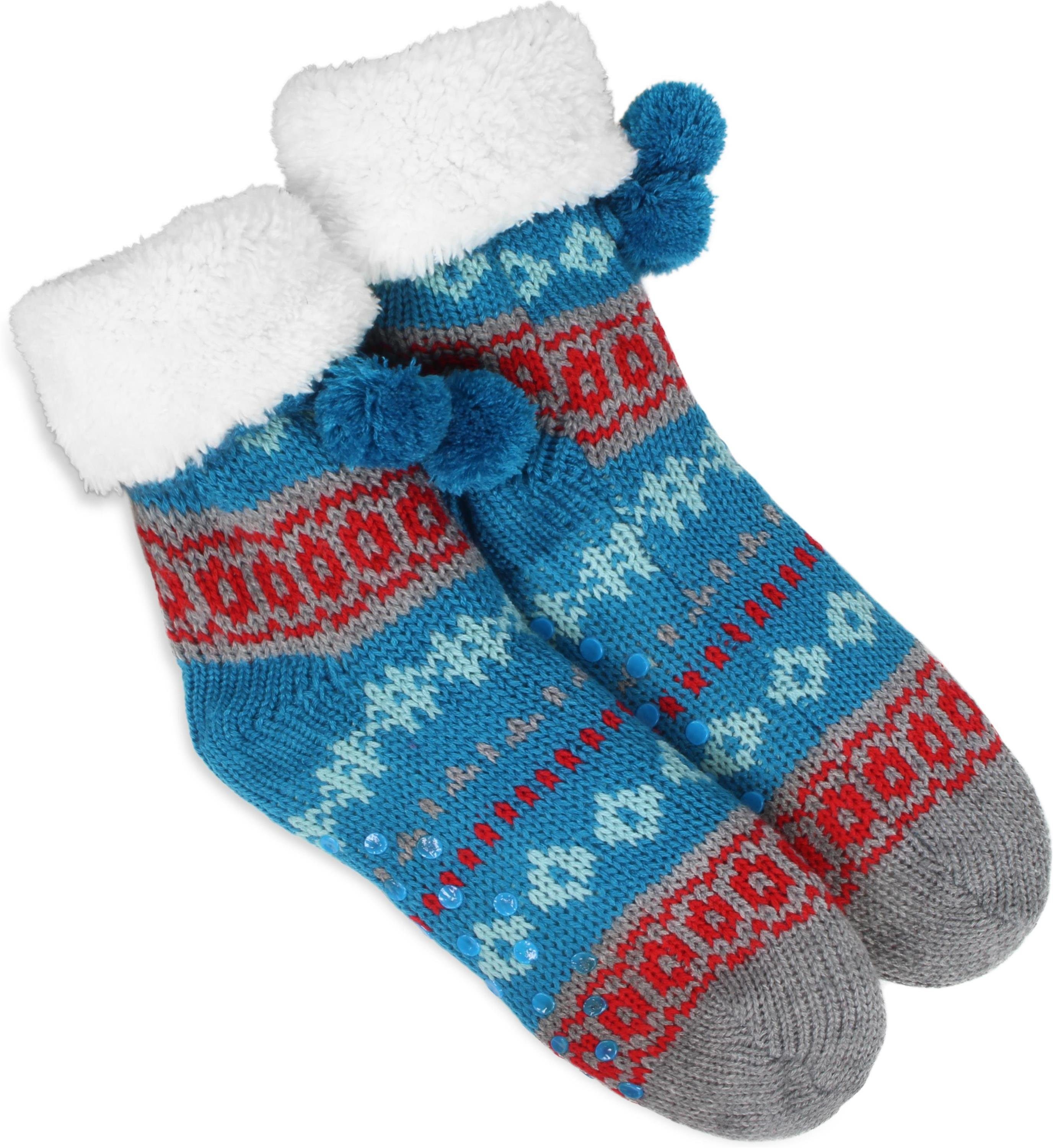 normani ABS-Socken Futter (1 kuscheliges Paar)