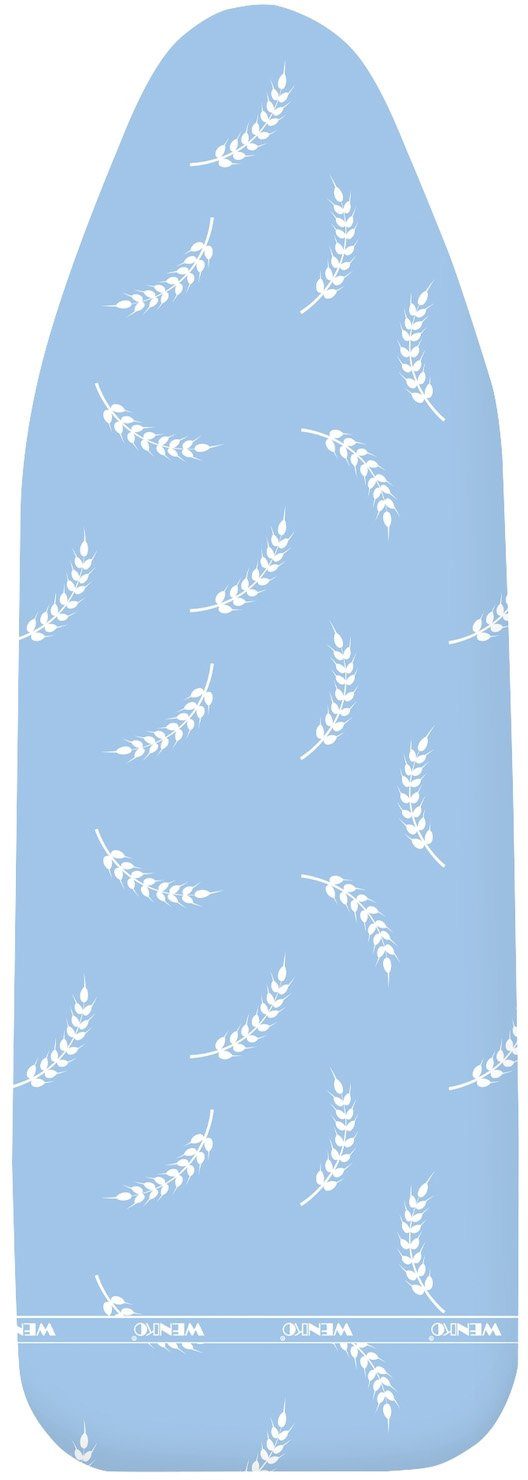 WENKO Bügelbrettbezug Modell Air Comfort M, für Dampfbügeleisen, Baumwolle, 5 Lagen, Bügelfläche 125x40 cm
