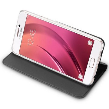 CoolGadget Handyhülle Magnet Case Handy Tasche für Samsung Galaxy A3 2017 4,7 Zoll, Hülle Klapphülle Ultra Slim Flip Cover für Samsung A3 2017 Schutzhülle