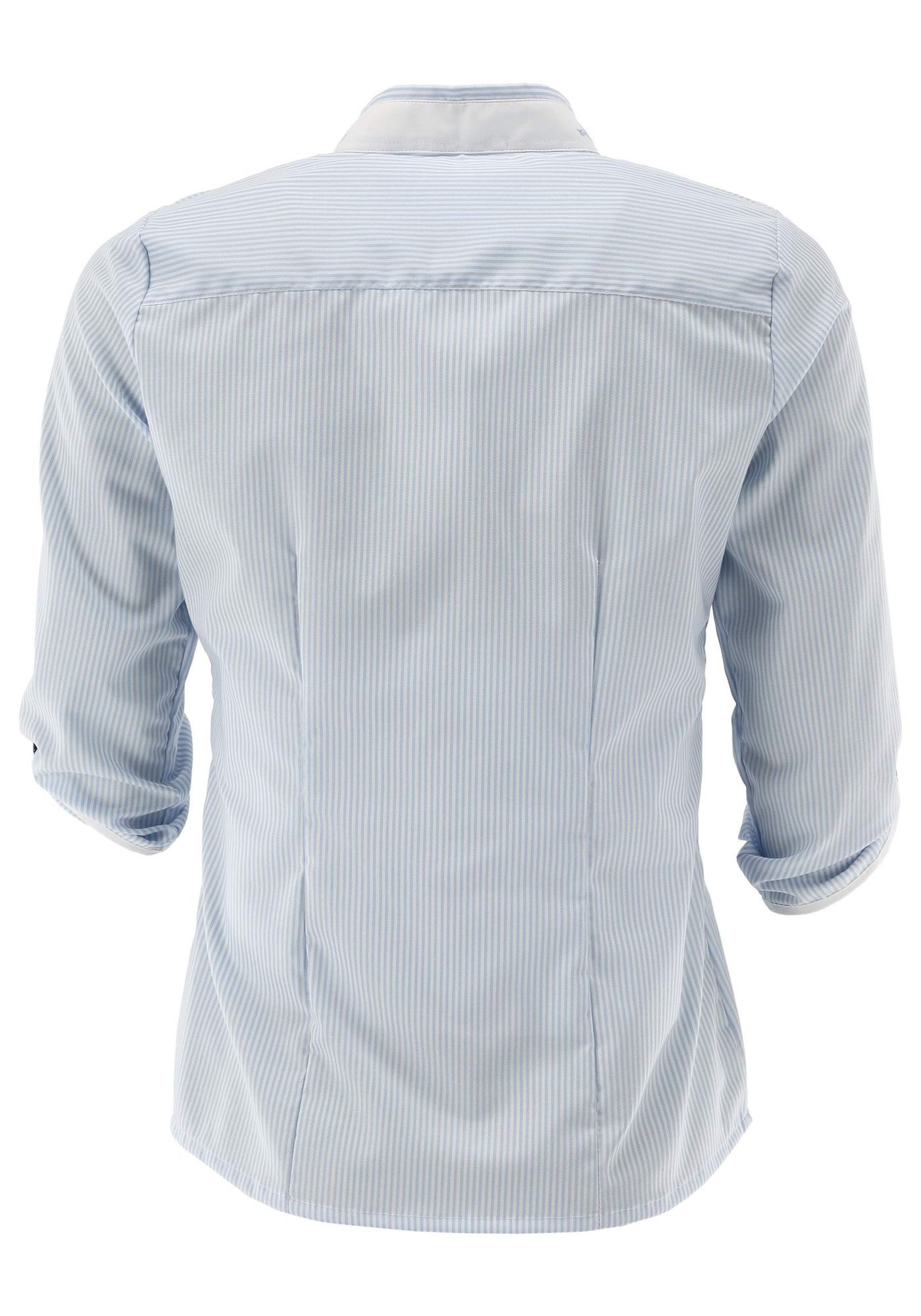 OS Trachten Trachtenbluse Gemzu Tailliert, Stehkragen mit V-Ausschnitt, Sti günstig online kaufen