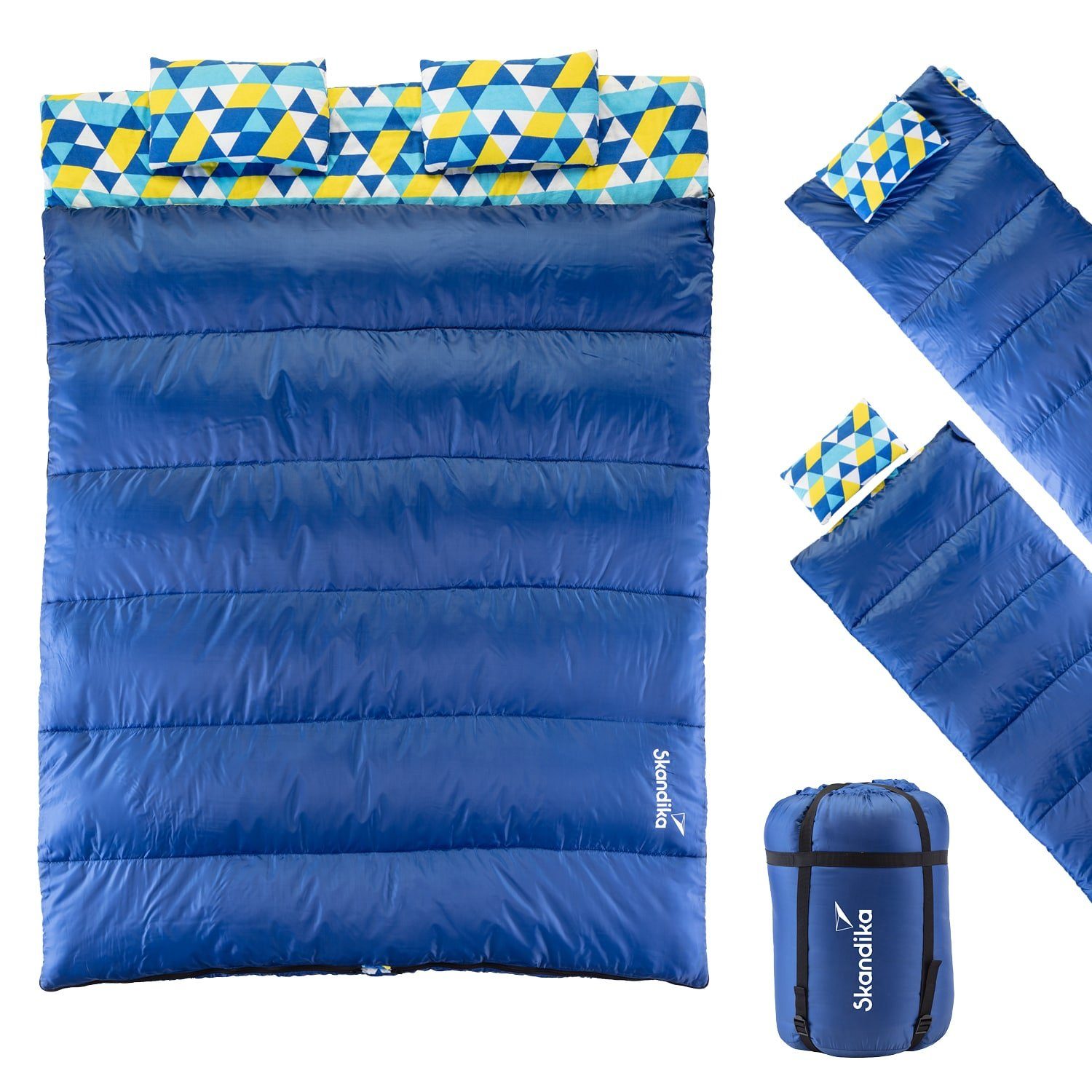 Skandika Doppelschlafsack Iceland Flanell Double Deckenschlafsack günstig online kaufen