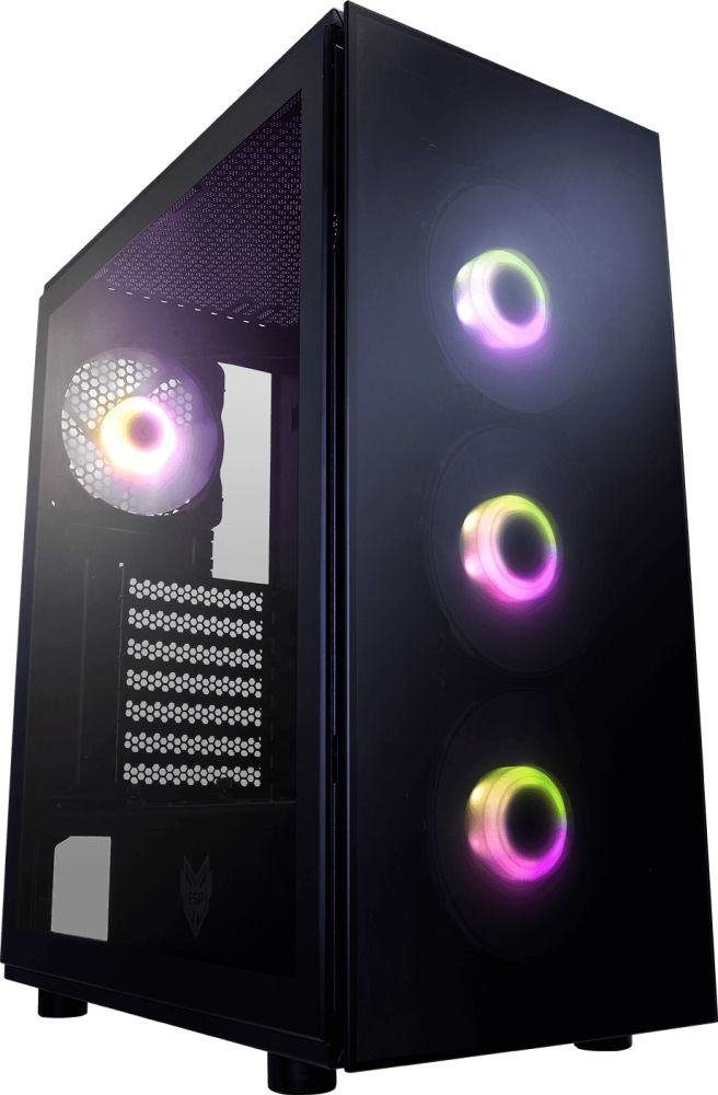 Fortron PC-Gehäuse »CMT340 Plus«, RGB Beleuchtung, Formfaktor: ATX,  Grafikkartenlänge: 423mm, CPU Lüfter