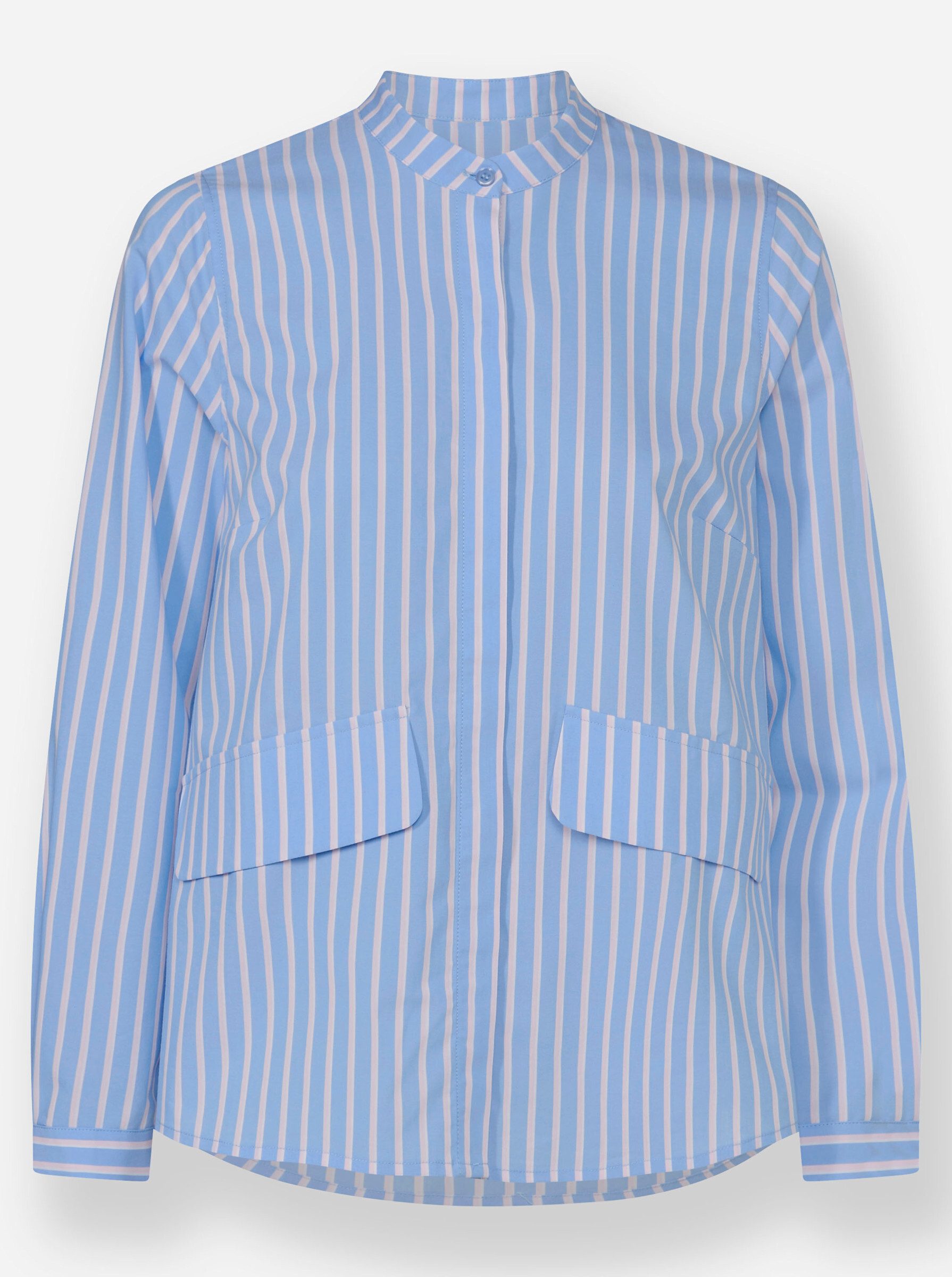 Klassische Bluse Bluse Langarm