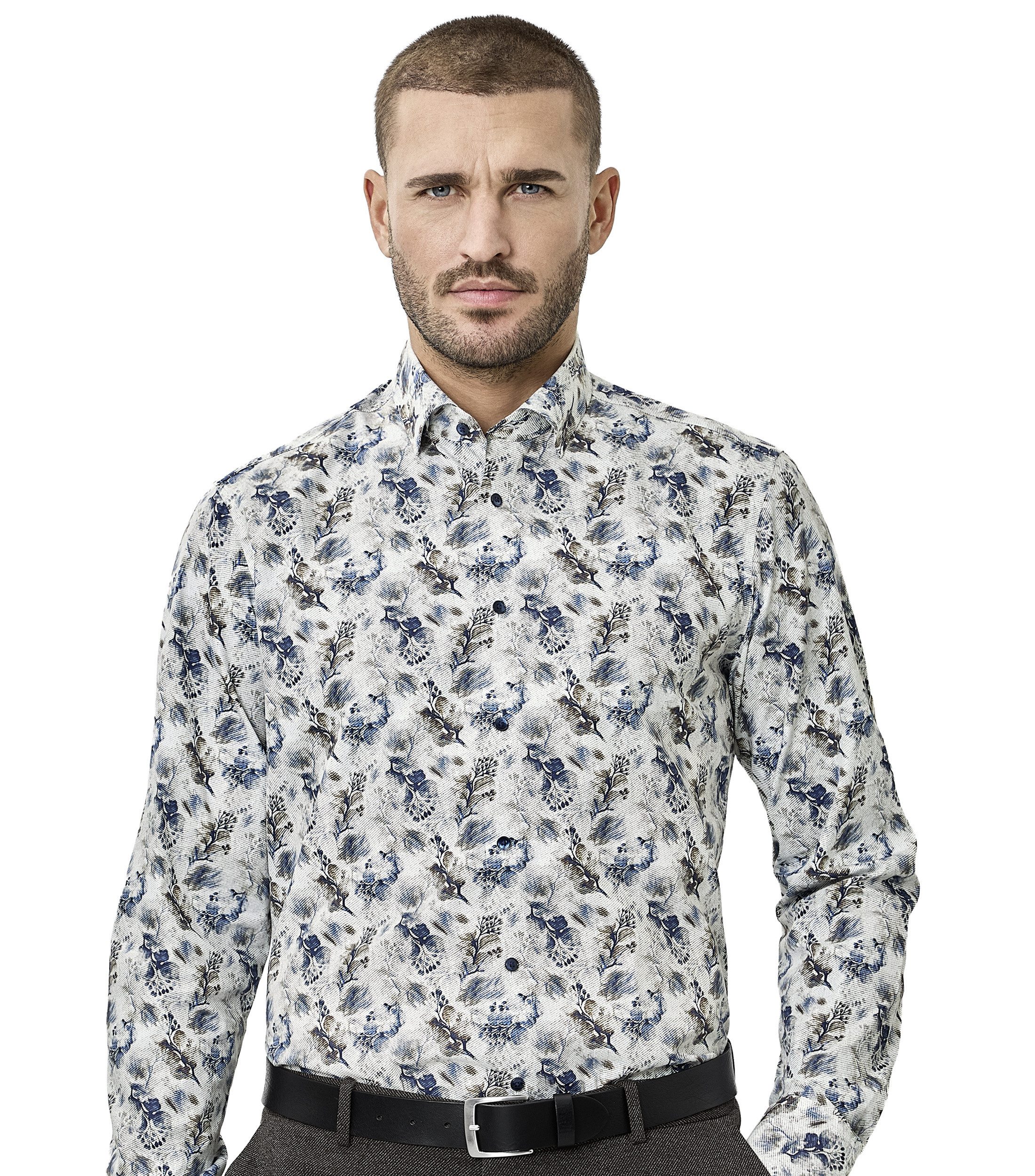 VENTI Businesshemd VENTI Businesshemd Langarm Print