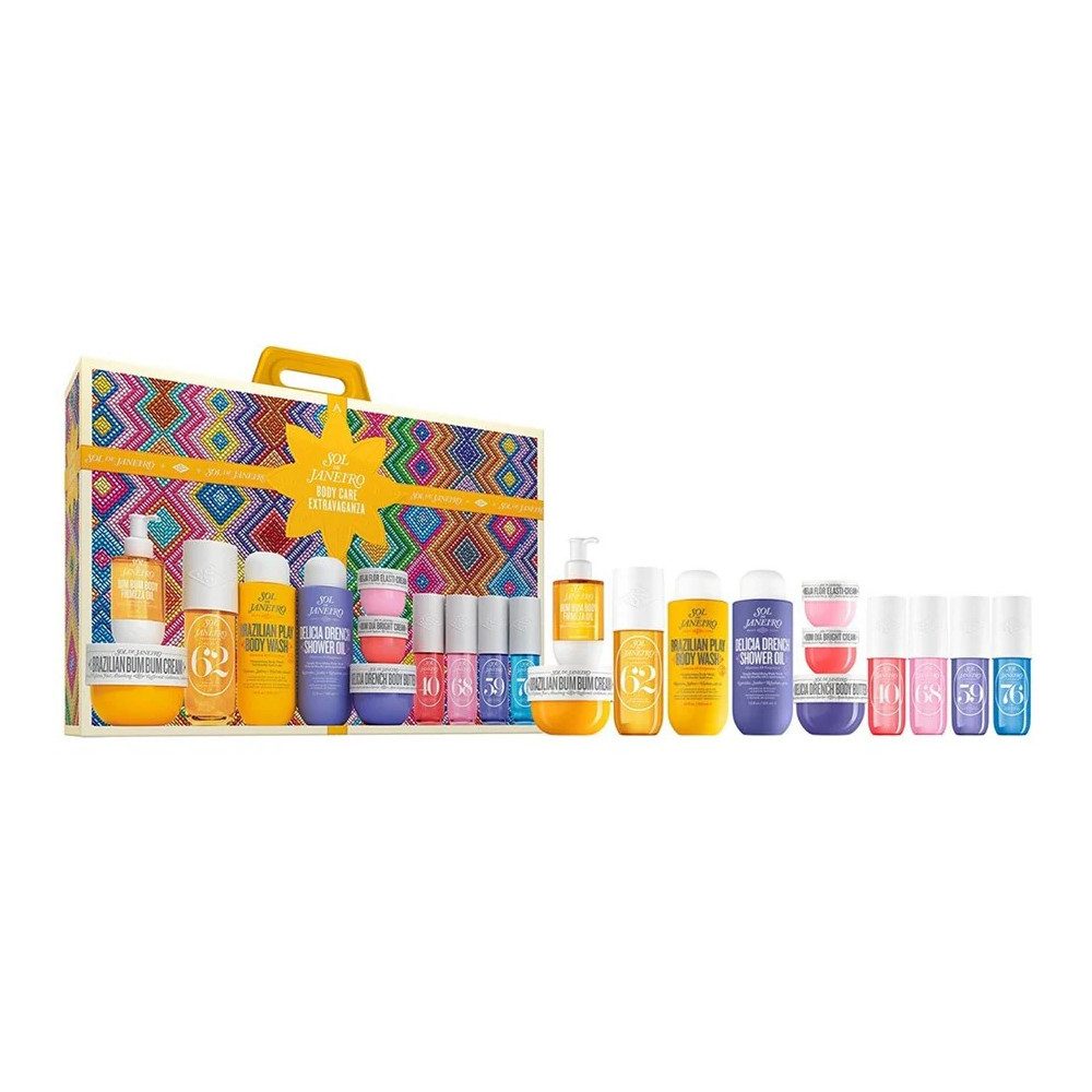 Sol de Janeiro Pflege-Geschenkset Sol de Janeiro Body Care Extravaganza – 12-teiliges Set, 12-tlg., 12-teilig: 5 Mists, 3 Кремы, Duschgel, Duschöl, Öl & Body Butter