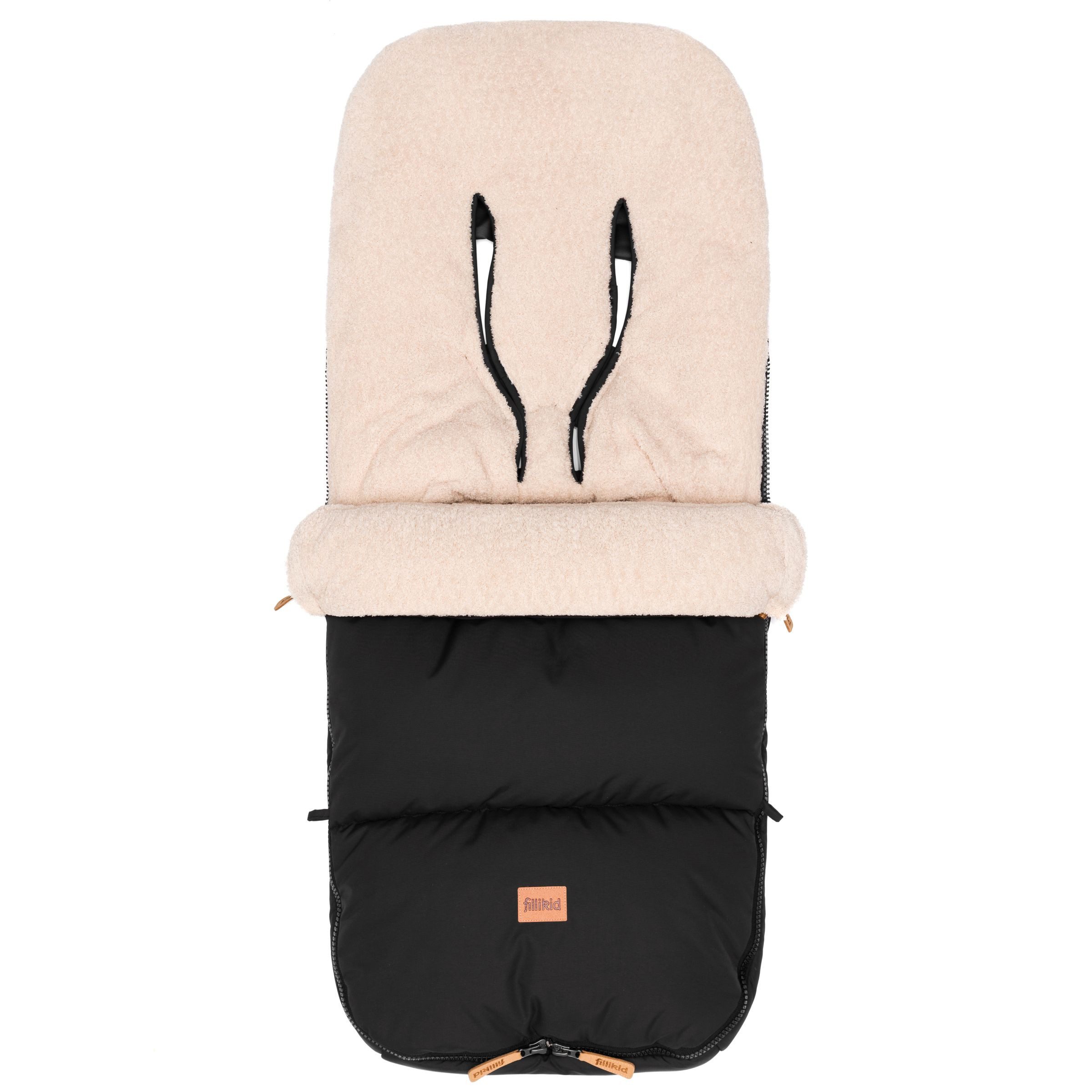 Fillikid Fußsack Winterfußsack Kinley Exklusiv, warmer Winterfußsack waschbar mit Rundum Reißverschluss und