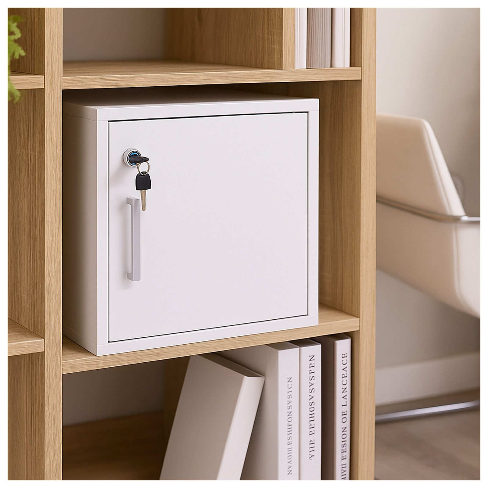 HTI-Living Tresor Zimmersafe Malin Weiß (Stück, 1-St., 1 Zimmersafe)