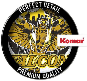 Komar Wandtattoo Falcon Gold Comic Classic (1 St), 50x70 cm (Breite x Höhe), selbstklebendes Wandtattoo