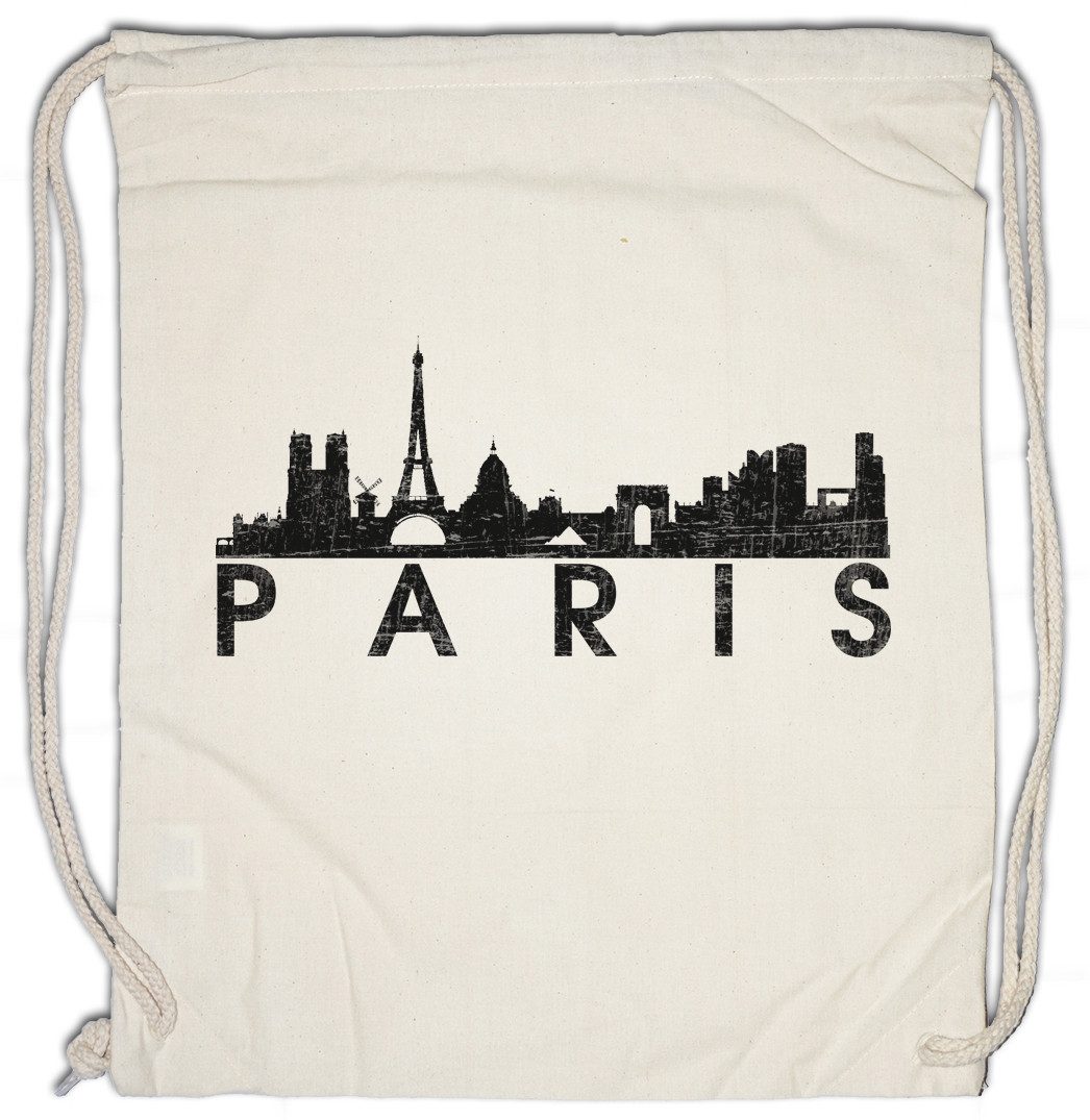 Urban Backwoods Turnbeutel Skyline Paris Turnbeutel Stadt City Ville Eifelturm Frankreich France (1-tlg), French Louvre Eifel