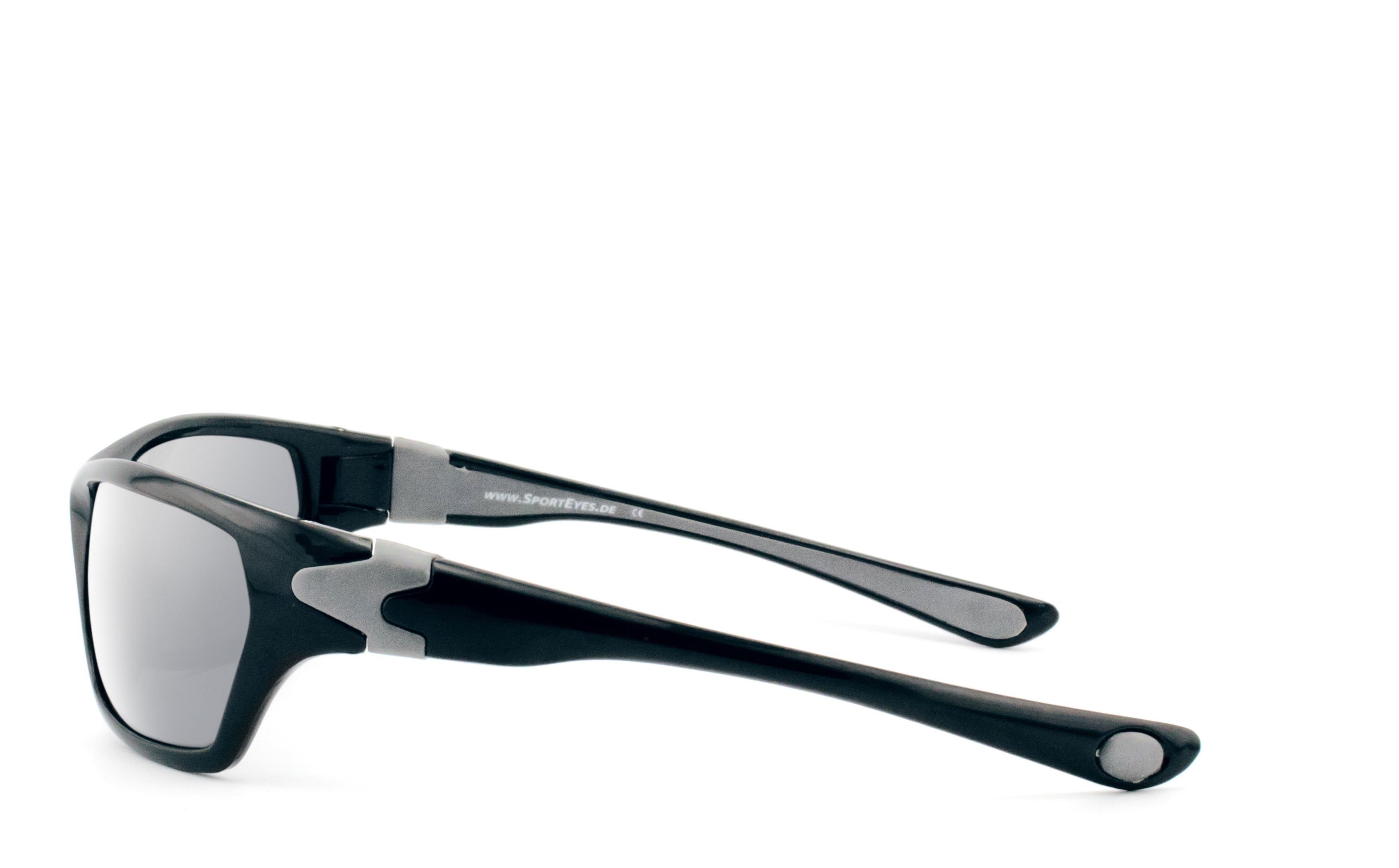 HSE - SportEyes Sportbrille HIGHSIDER, Steinschlagbeständig durch Kunststoff-Sicherheitsglas