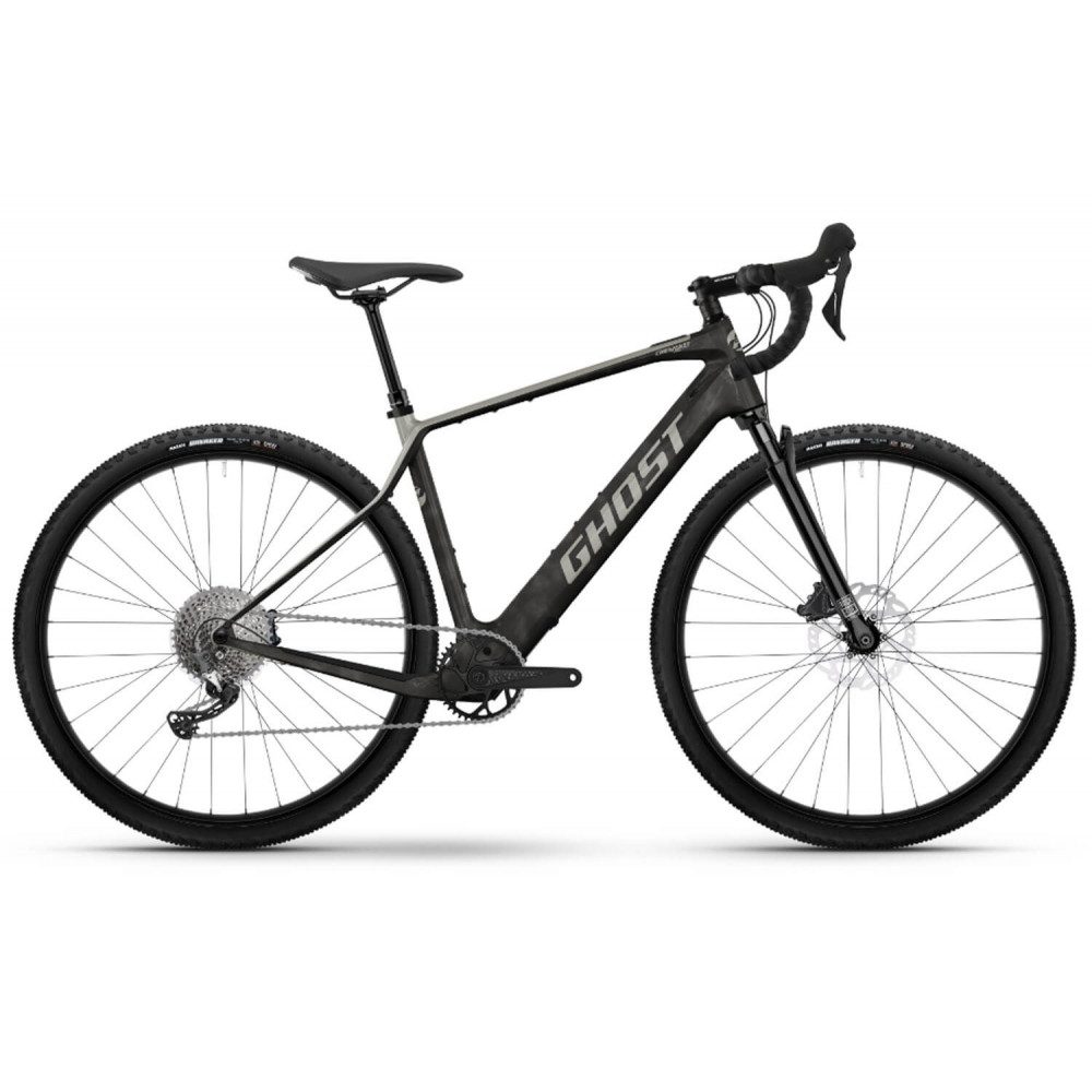 Ghost E-Bike Gravelbike Asket Advanced 2024 - Farbe: carbon/pearl warm grey