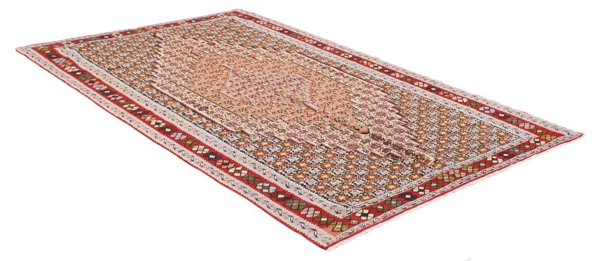Orientteppich Kelim Fars Trading, Handgeknüpfter 4 149x247 mm Orientteppich, Senneh rechteckig, Höhe: Nain