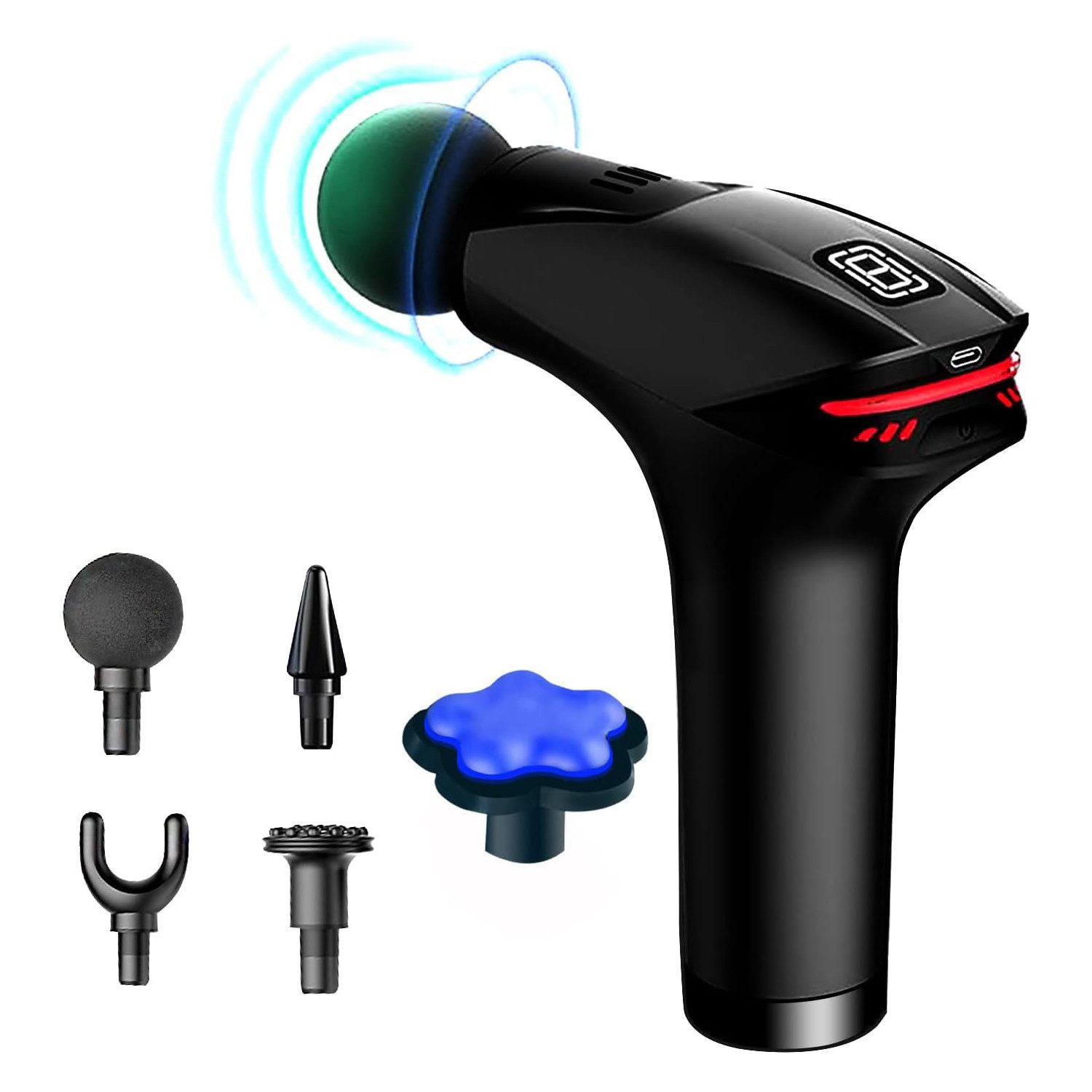 Massagepistole Faszienpistole Massage Pistole Gun Massagegerät Muskelentspannung