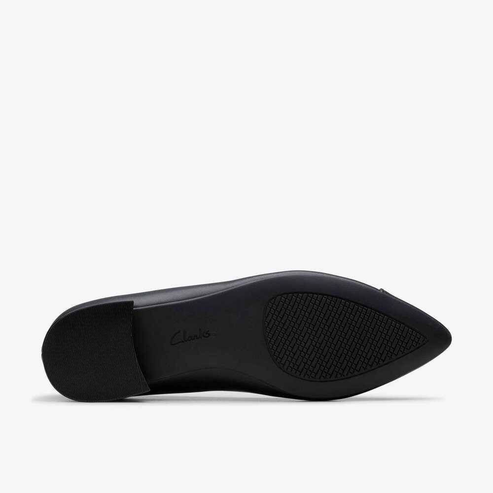 Clarks Clarks - Natalyn Wish Black Leather - Schwarz Ballerina
