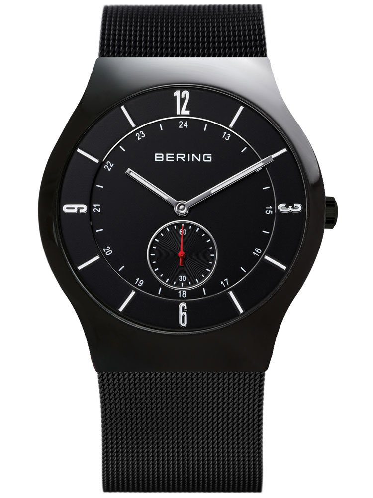 Bering Quarzuhr Bering Classic 11940-222 Herrenuhr schwarz 40 mm