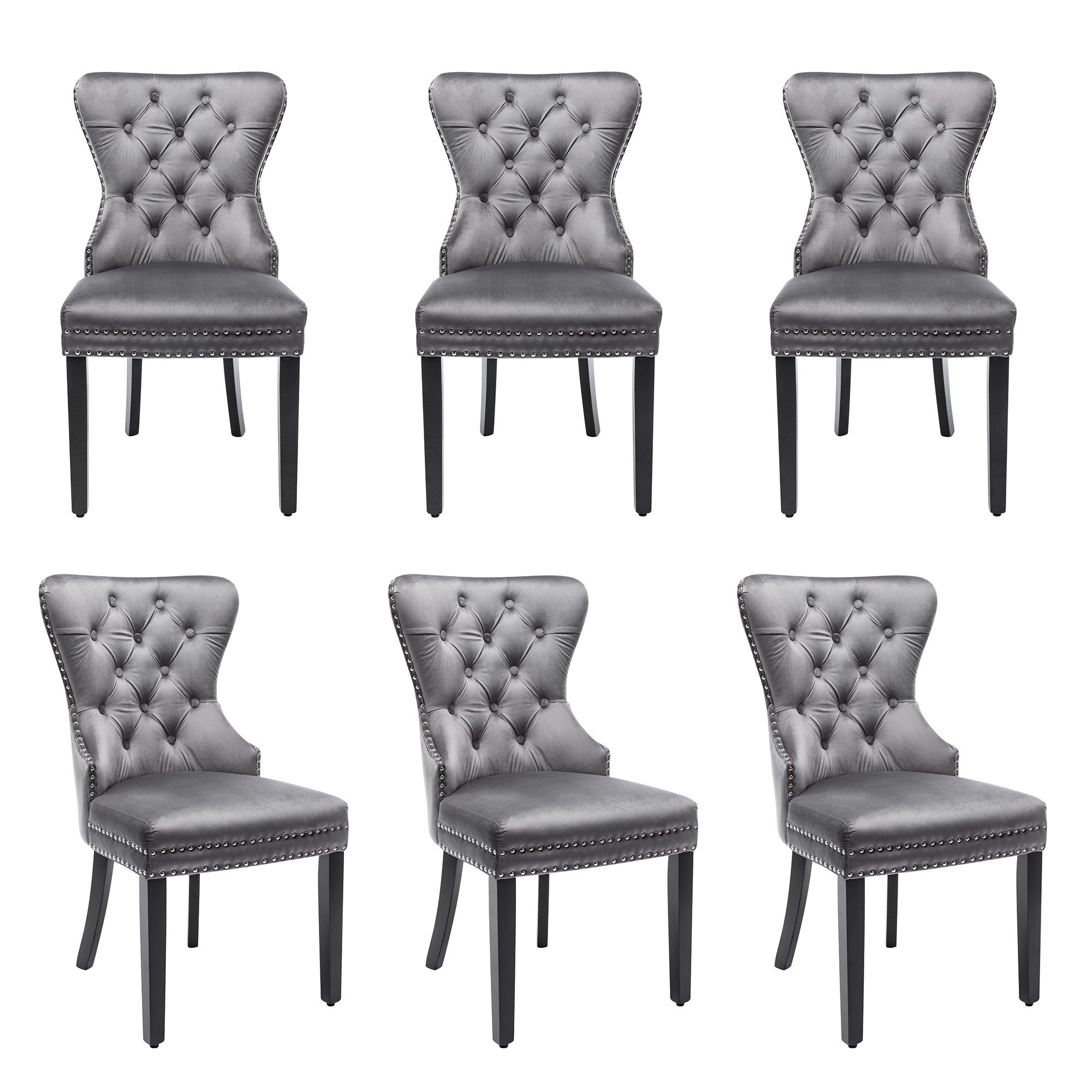 Flieks Esszimmerstuhl (6er Set, 6 St), 6er Set Polsterstühle Küchenstuhl Wo günstig online kaufen