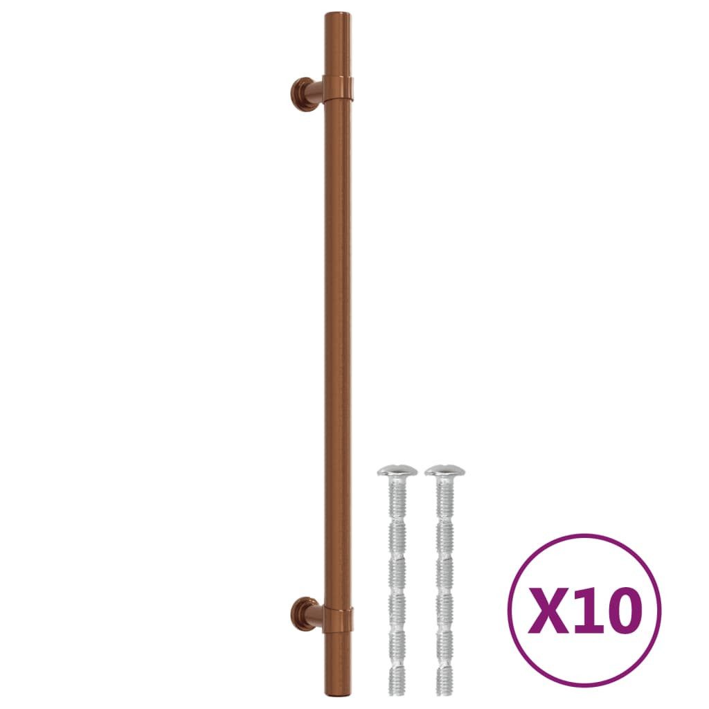 vidaXL Möbelgriff 224 mm Möbelgriffe 10 Stk Bronzen 224 mm Edelstahl Möbelknopf Schrankg