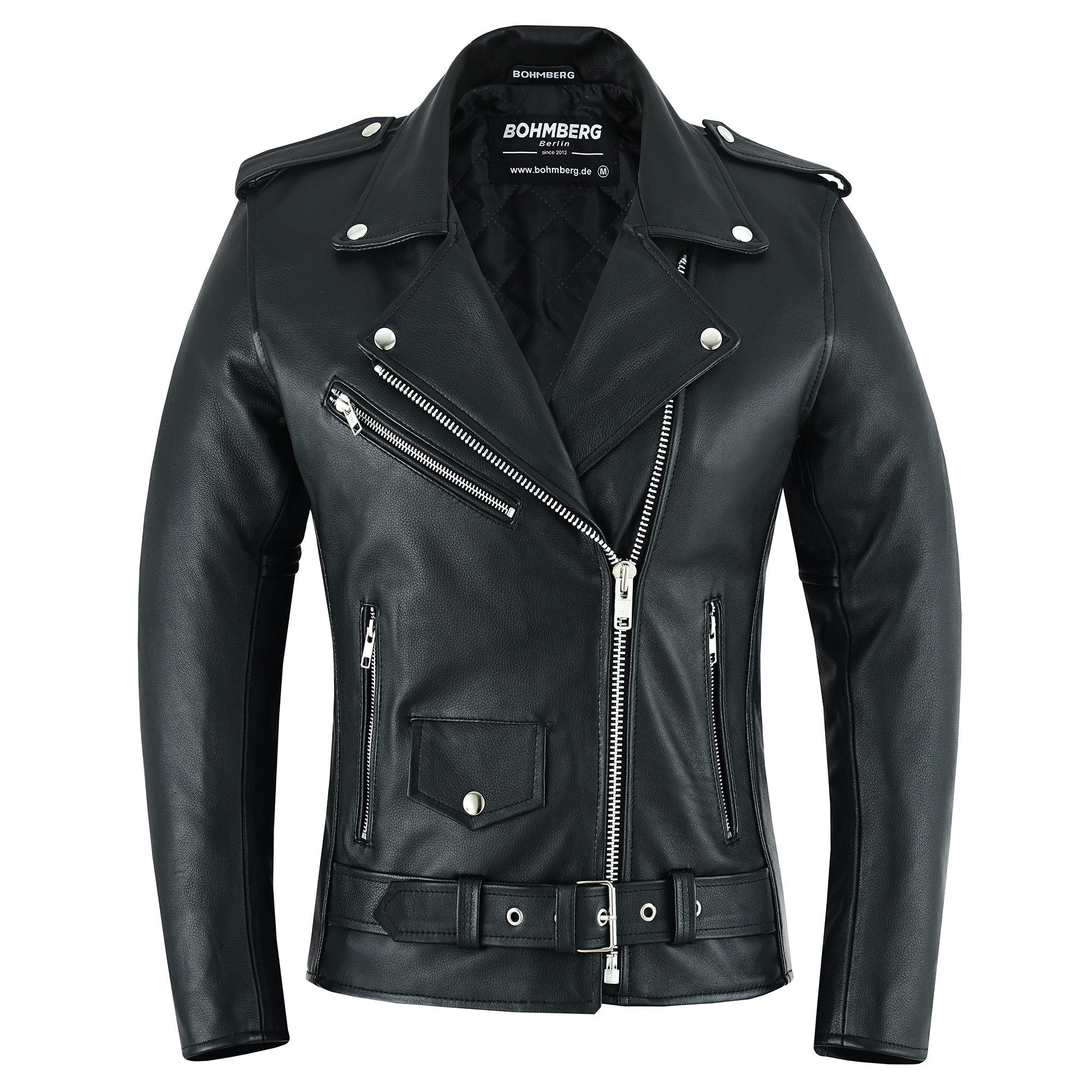 BOHMBERG Lederjacke Damen Retro Biker Highway günstig online kaufen