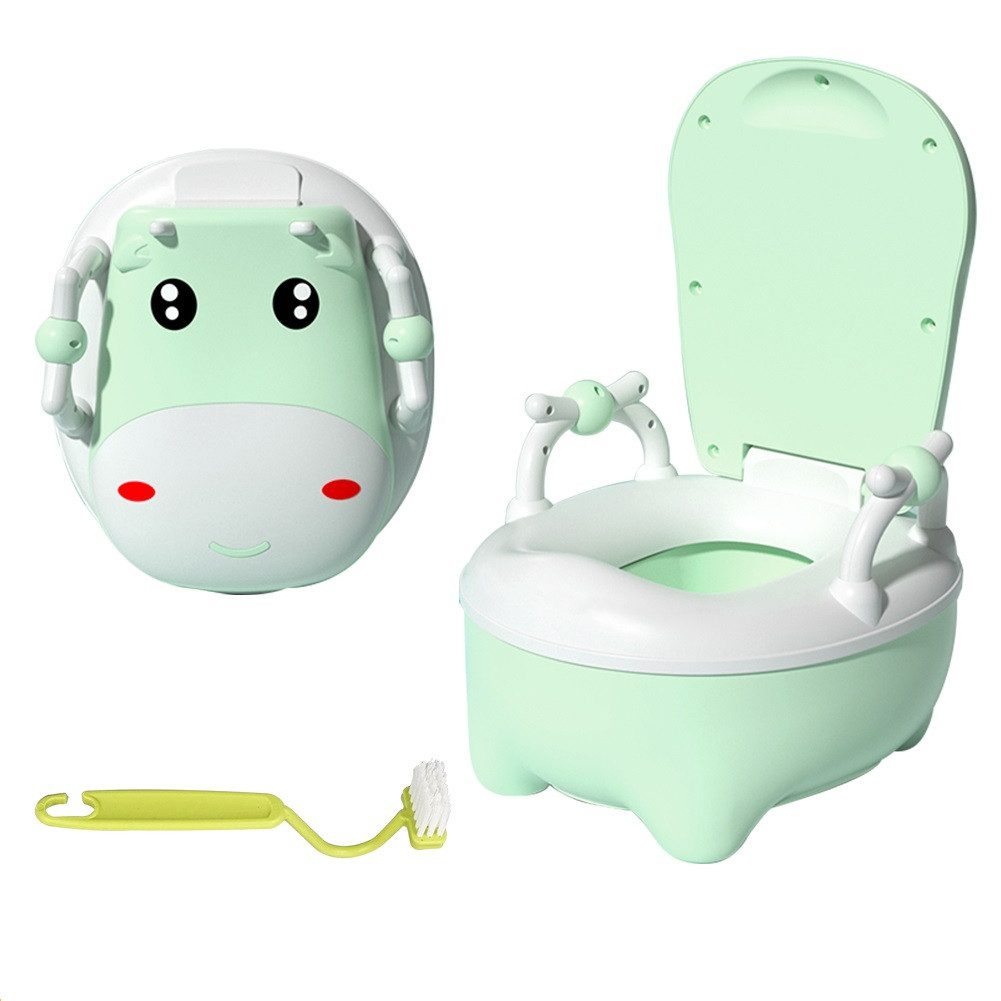 OSTWOLKE Toilettentrainer Toilette Baby Kinder Lerntöpfchen Toilettensitz Toilettentrainer, kinderpflege-Set - Töpfchen; Toilettensitz und Tritthocker