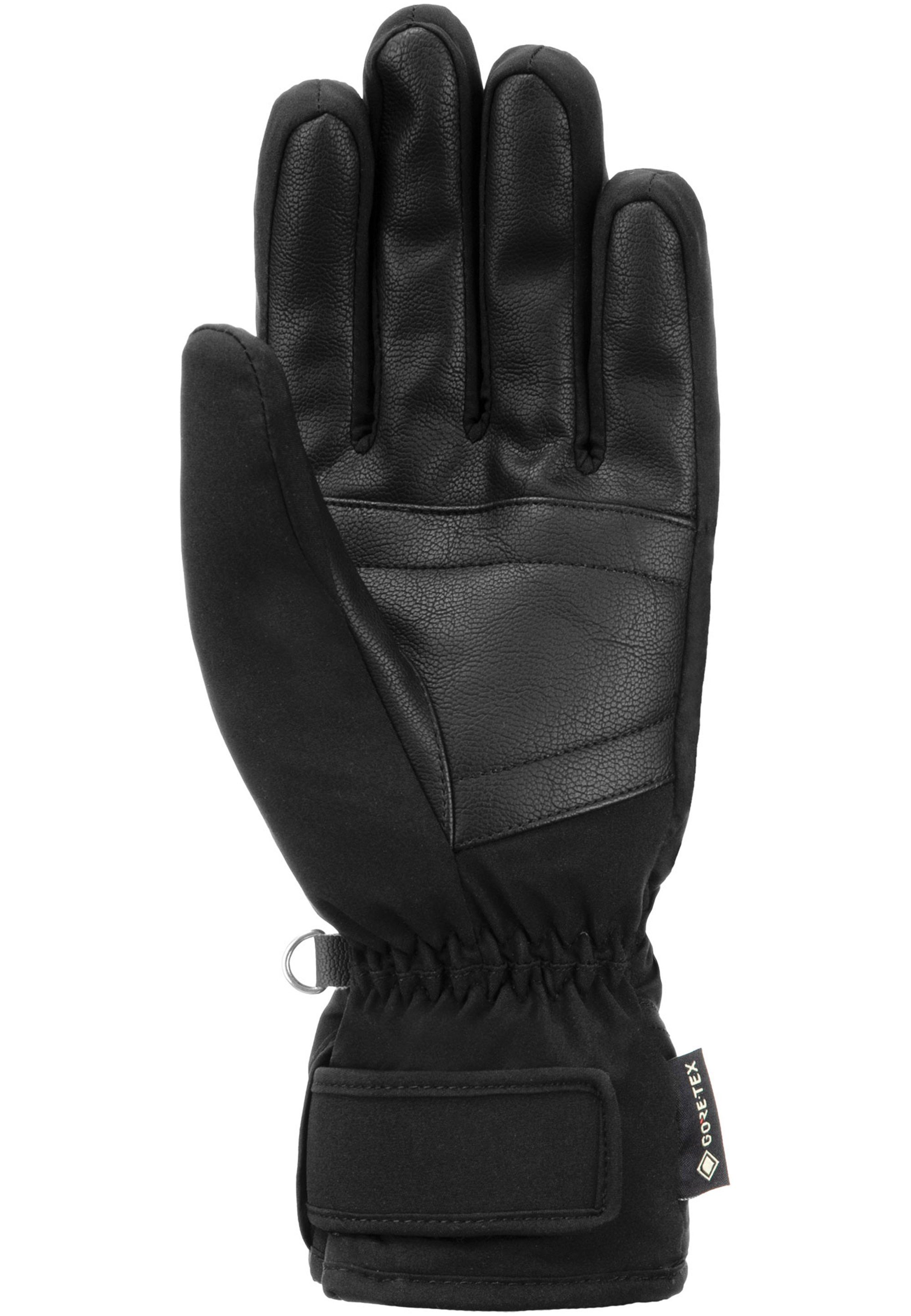 Reusch Skihandschuhe schwarz-meliert Susan Membran mit GORE-TEX wasserdichter