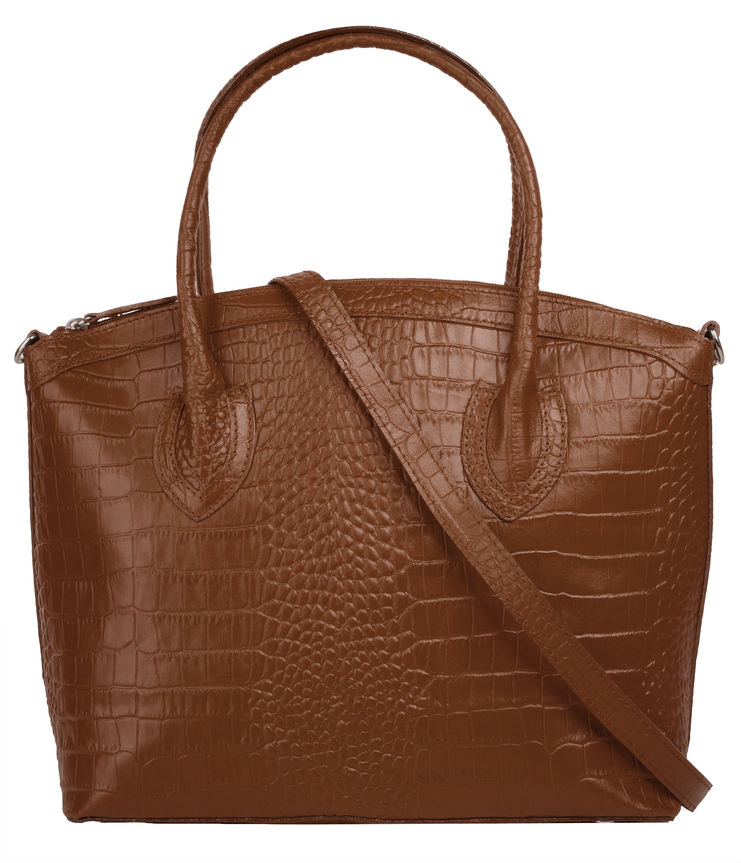 Cluty Henkeltasche, echt Leder, Made in Italy günstig online kaufen