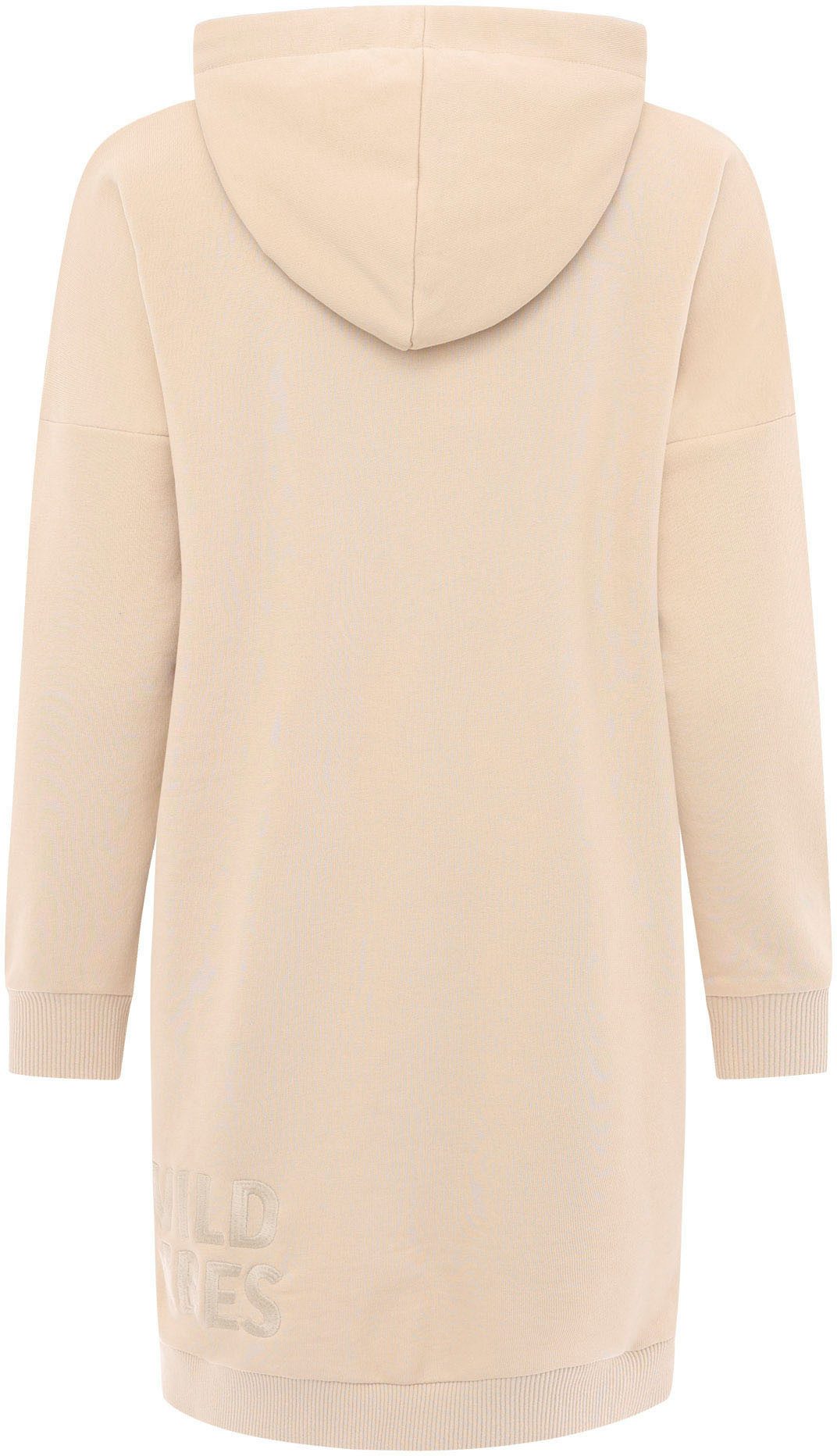 Zwillingsherz Sweatkleid "Wild Vibes" mit praktischen Fronttaschen und Leo- günstig online kaufen