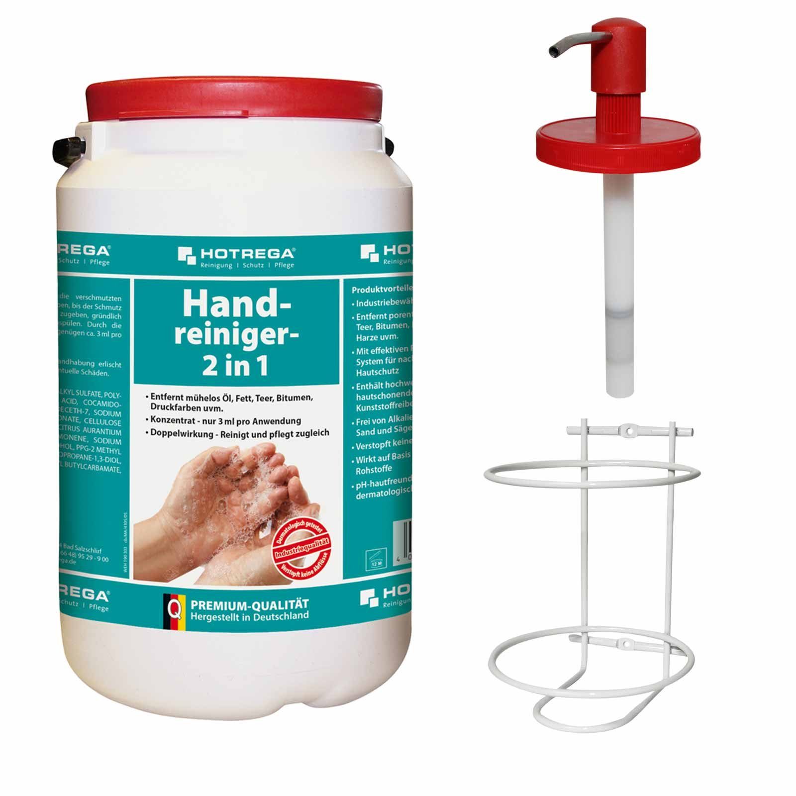 HOTREGA® Handcreme Handreiniger Hautreiniger Handpflege Hautpflege 2in1 3L + Dosiersystem
