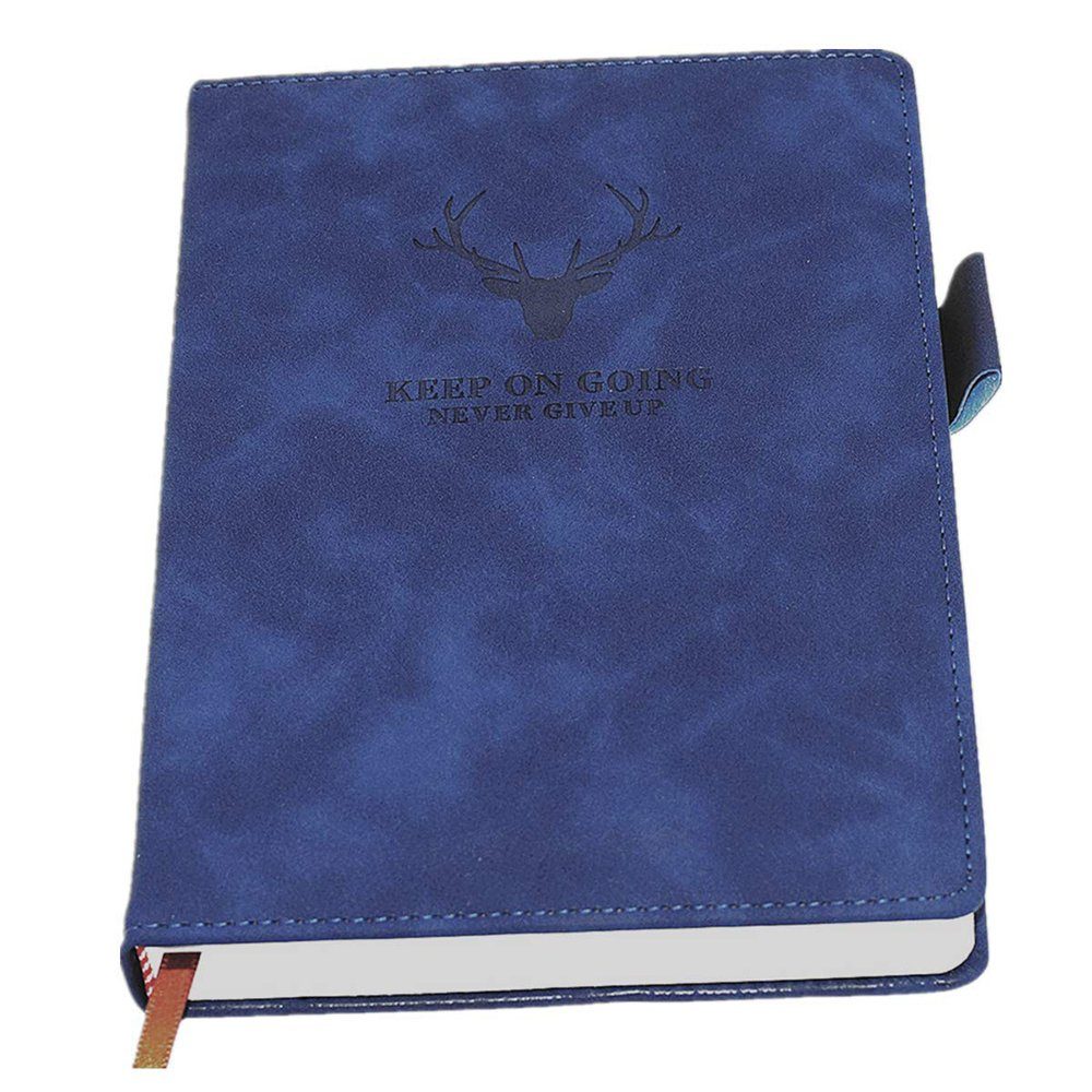 GelldG Notizbuch Notizbuch A5 liniert, Hardcover Tagebuch, 360 Seiten Und 80gsm Papier blau